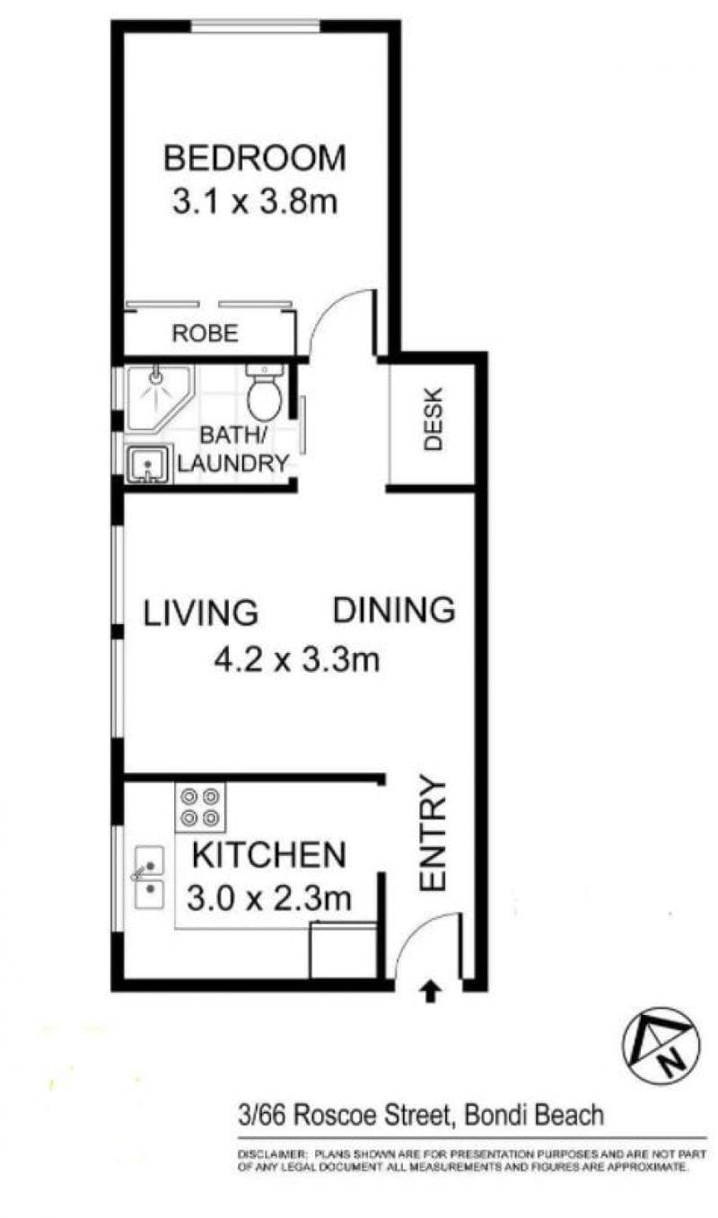 3/66 Roscoe Street, Bondi Beach, Bondi Beach - Image 1