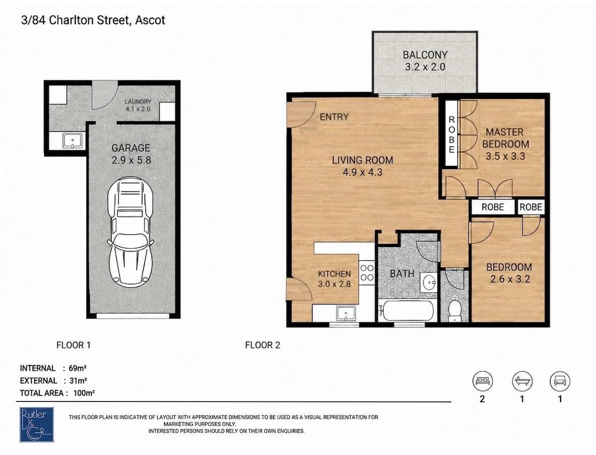 3/84 Charlton Street, Ascot QLD 4007, Ascot - Thumbnail 2