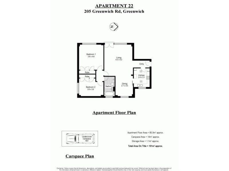 22/205 Greenwich Road GREENWICH NSW, Greenwich - Image 1