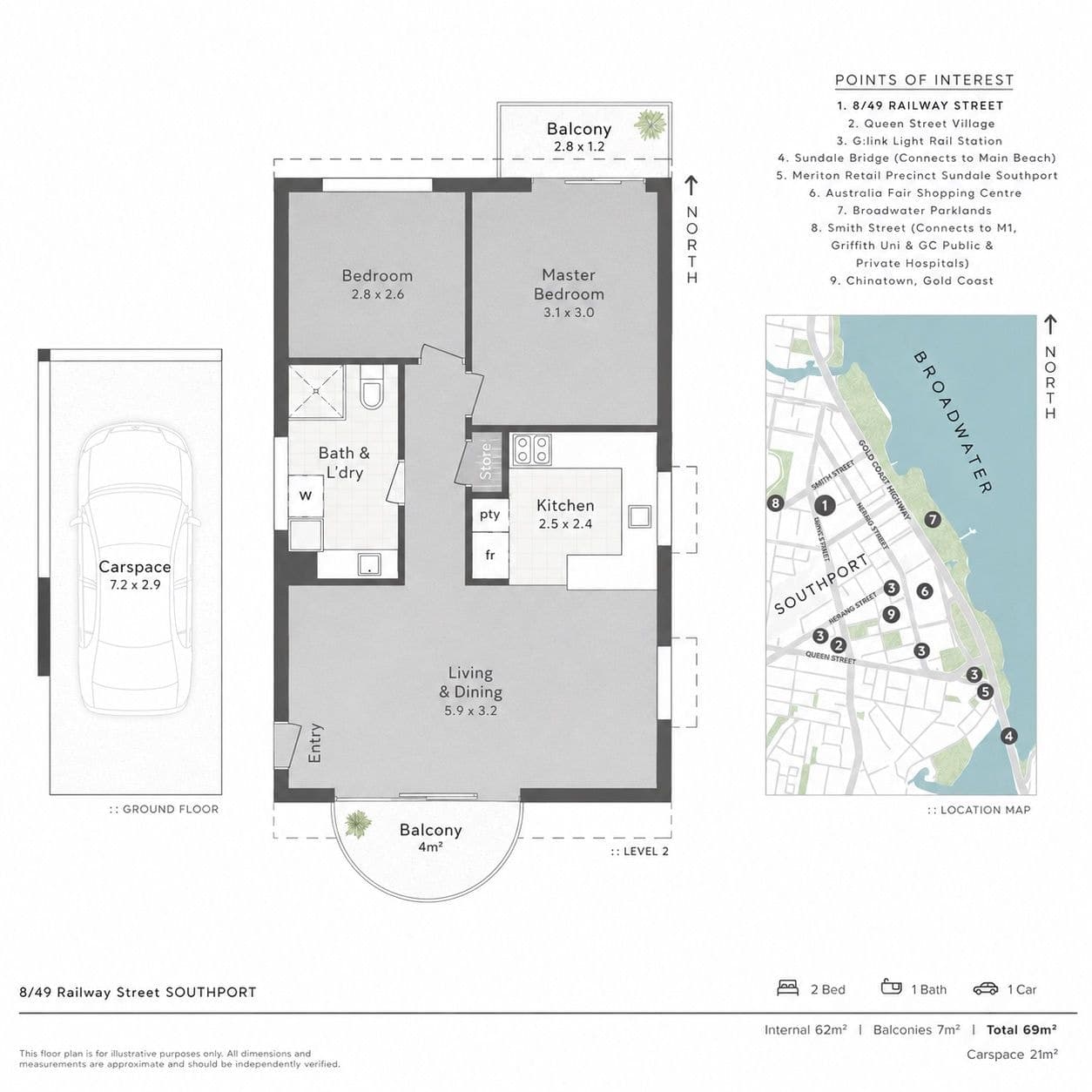 8/49 Railway Street, SOUTHPORT QLD 4215, Southport - Thumbnail 2