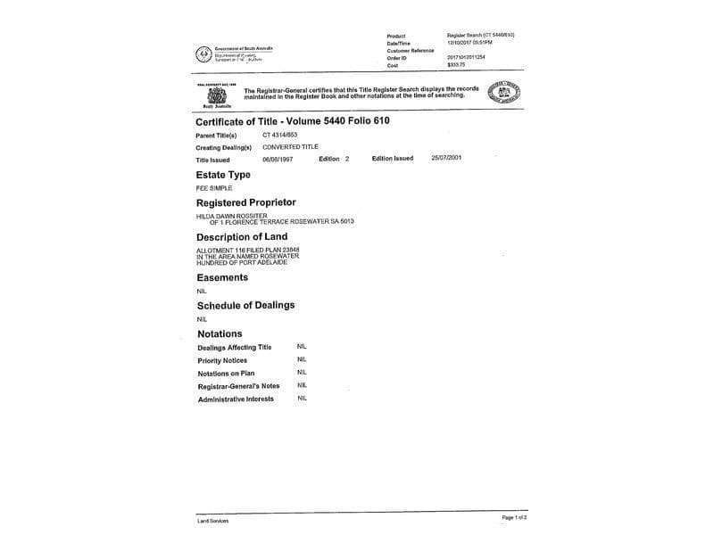 16 & 17/ Florence Terrace, Rosewater - Thumbnail 4