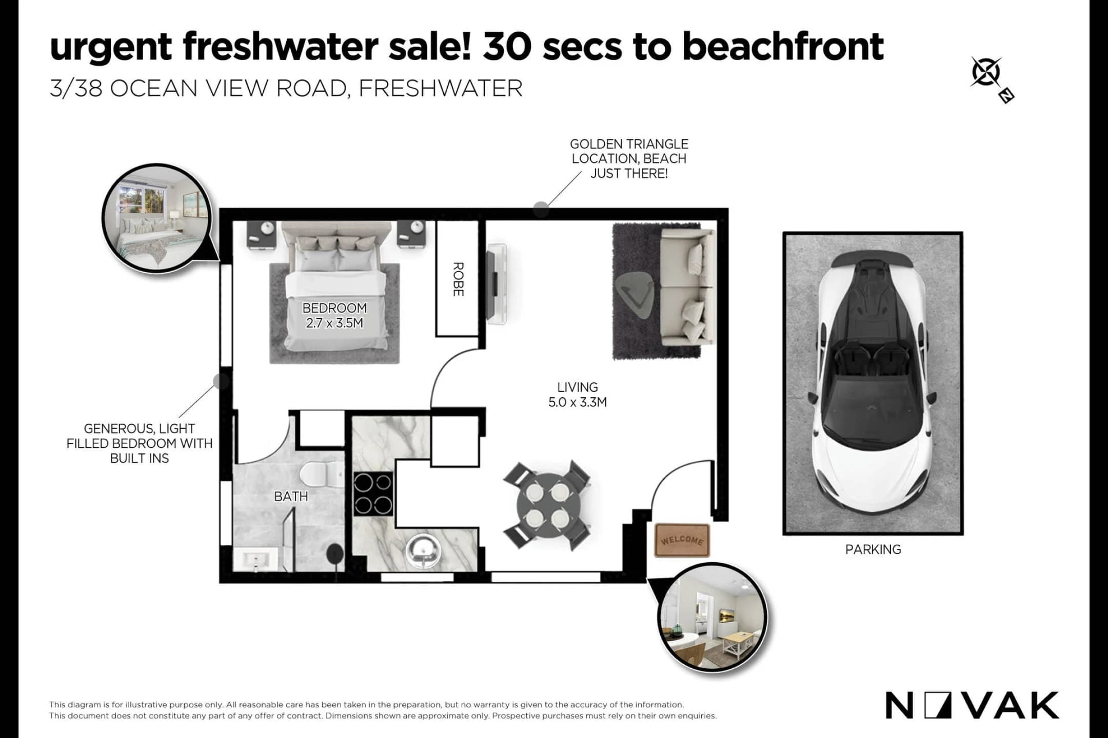 3 / 38 Ocean View Road, Freshwater NSW 2096, Freshwater - Thumbnail 3