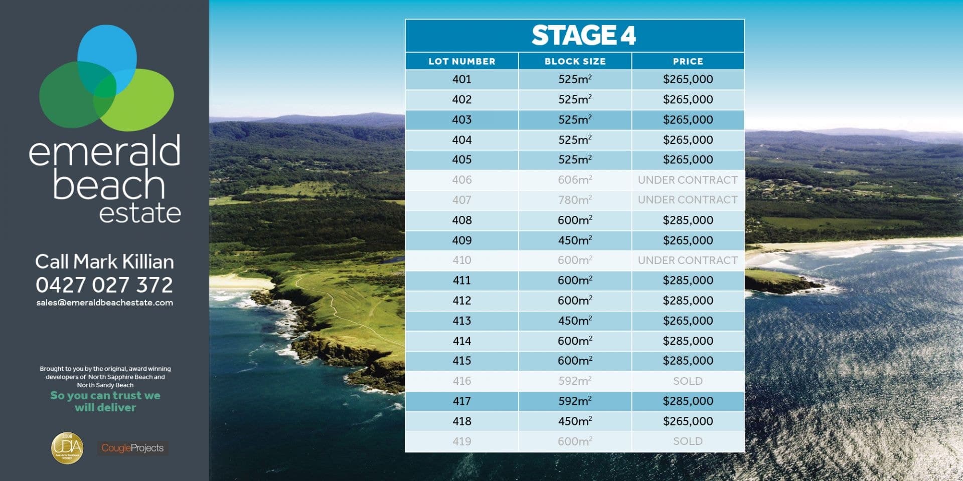 Lot 406 Little Cove Rd EMERALD BEACH NSW, Emerald Beach - Thumbnail 3