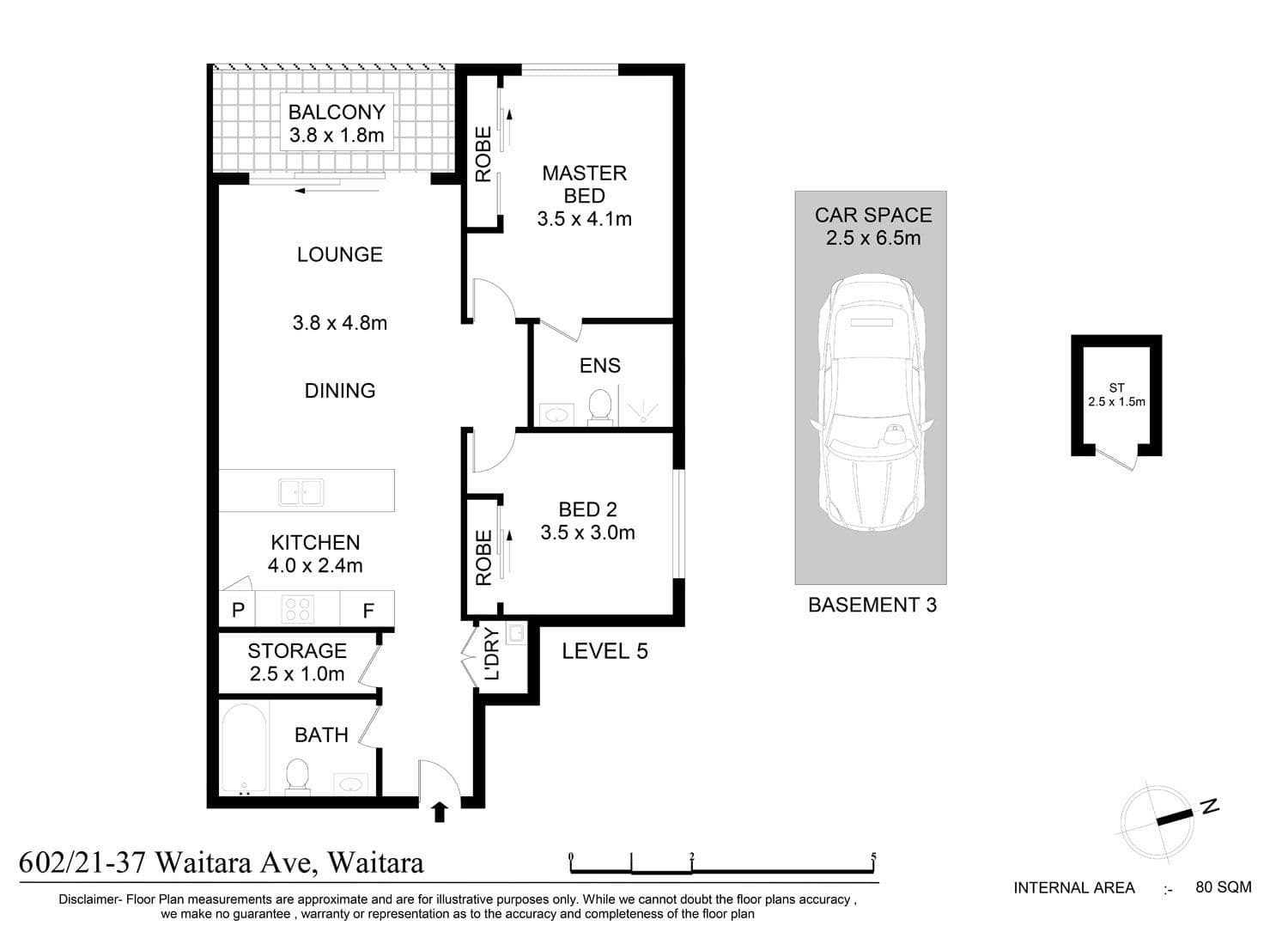 602/21-37 Waitara Avenue, Waitara, 602/21-37 Waitara Avenue - Image 1