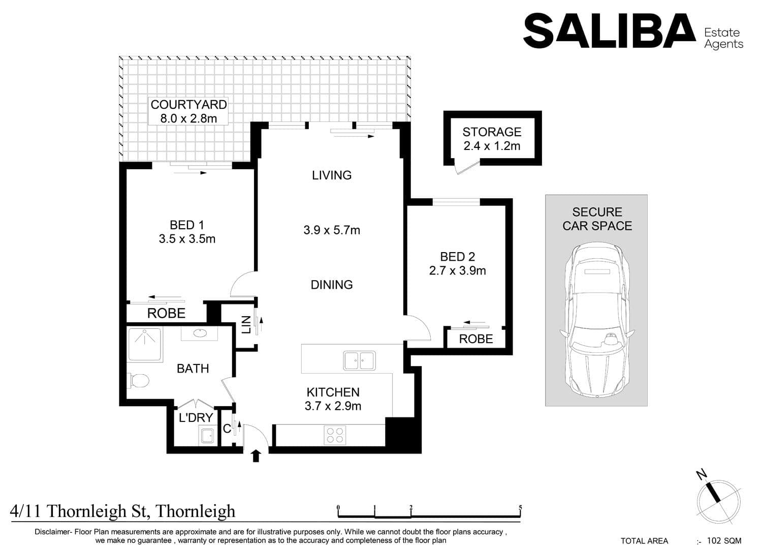 4/11-19 Thornleigh Street, Thornleigh, 4/11-19 Thornleigh Street - Image 1