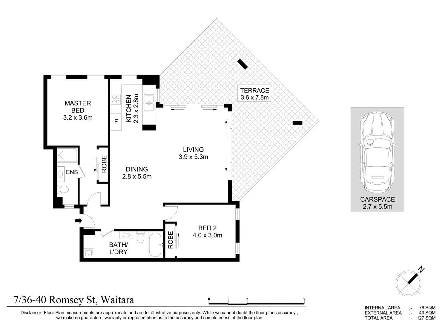 7/36-40 Romsey Street, Waitara, Waitara - Image 1