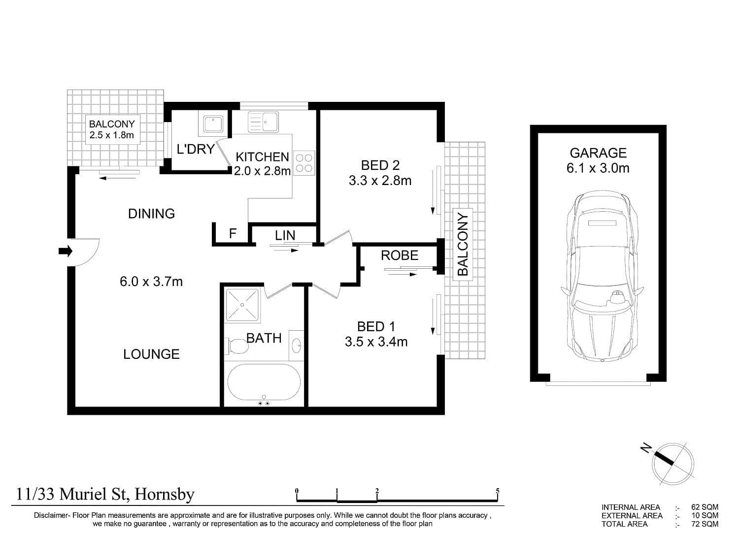 11/33-35 Muriel Street, Hornsby, Hornsby - Image 1