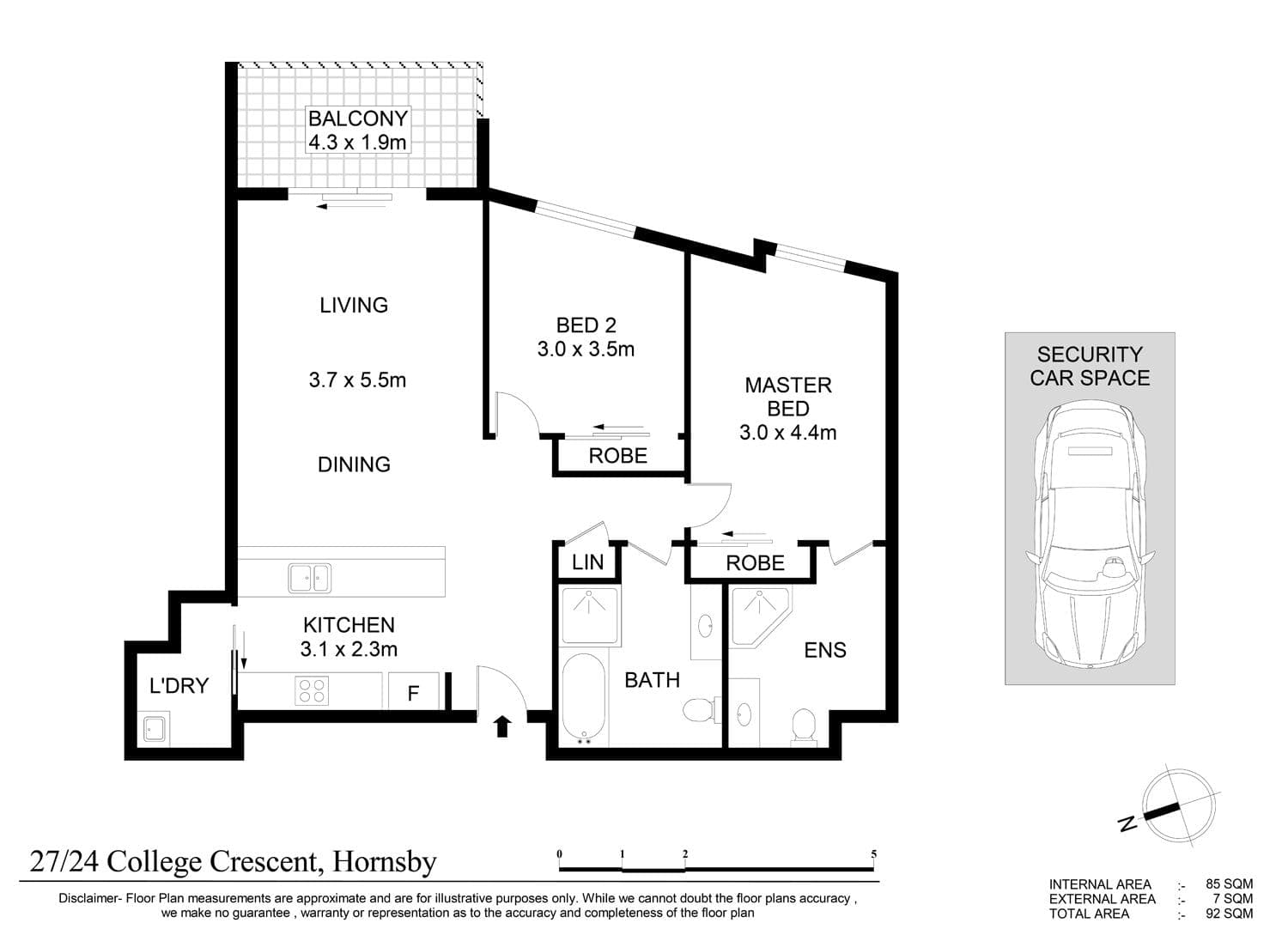 27/24-28 College Crescent, Hornsby, Hornsby - Image 1