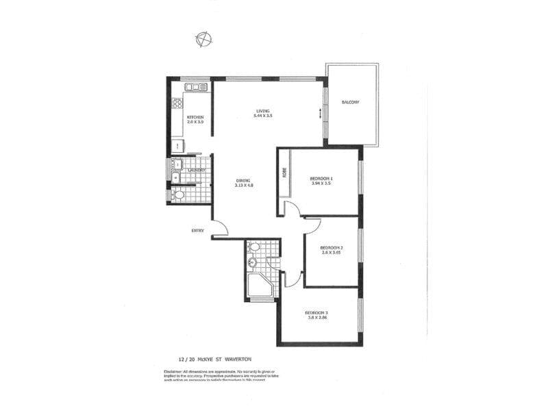 12/20 McKye Street WAVERTON NSW, Waverton - Image 1