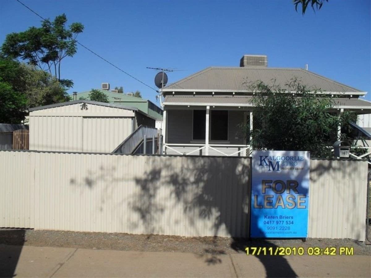 167 Boulder,
	
			
							KALGOORLIE
				
							
							WA
			6430, Kalgoorlie - Image 1