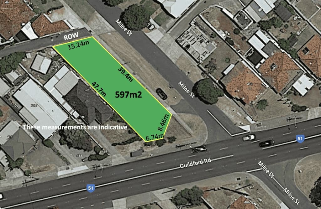 417 Guildford Road Bayswater WA 6053.  NOW SOLD! Development Potential – Corner Location, Bayswater Wa 6053. Now Sold! Development Potential – Corner Location - Image 1