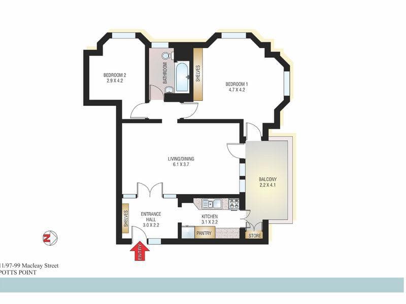 11/97-99 Macleay Street, Potts Point, Potts Point - Thumbnail 6
