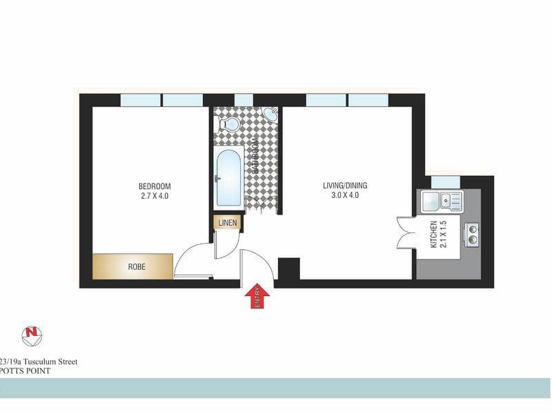 23/19a Tusculum Street, Potts Point, Potts Point - Thumbnail 6