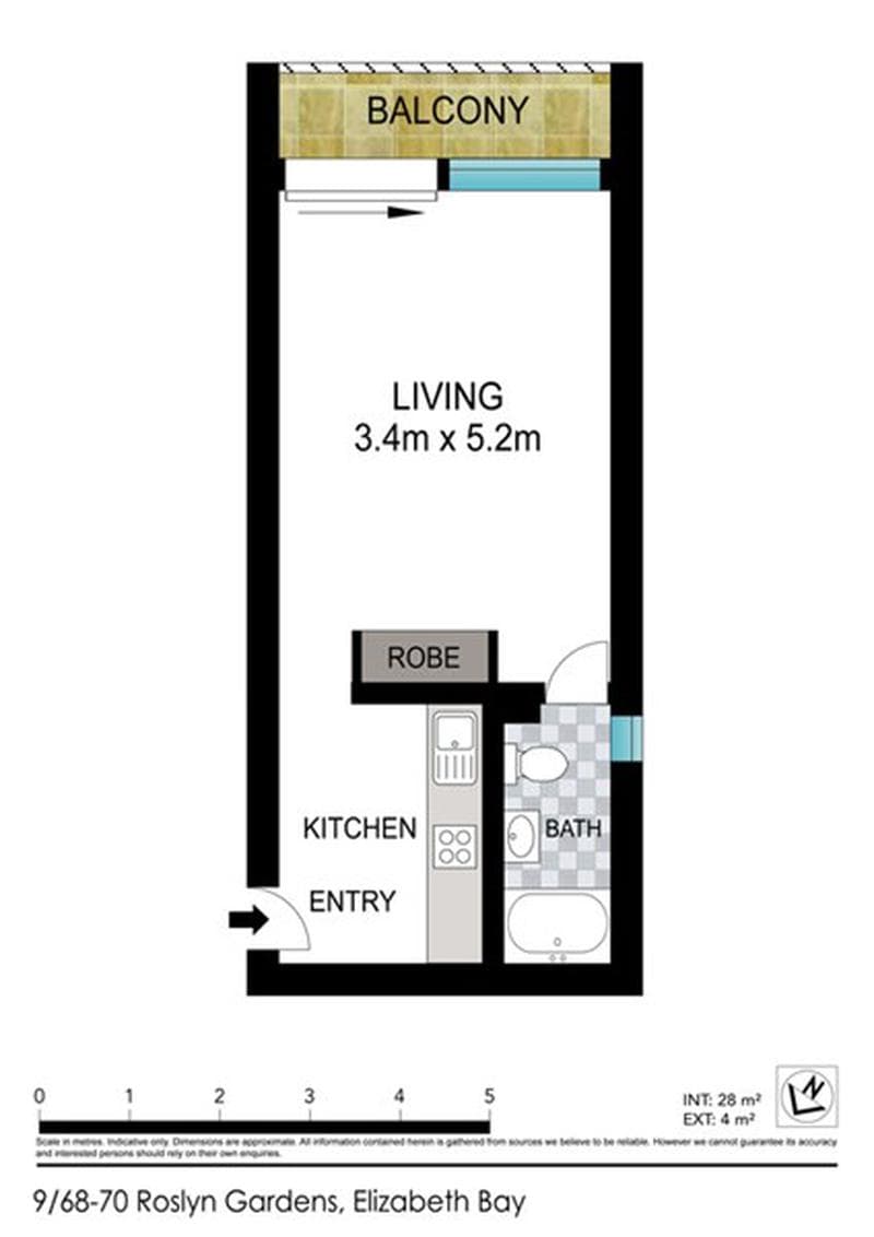 9/68-70 Roslyn Gardens, Potts Point, Potts Point - Thumbnail 5