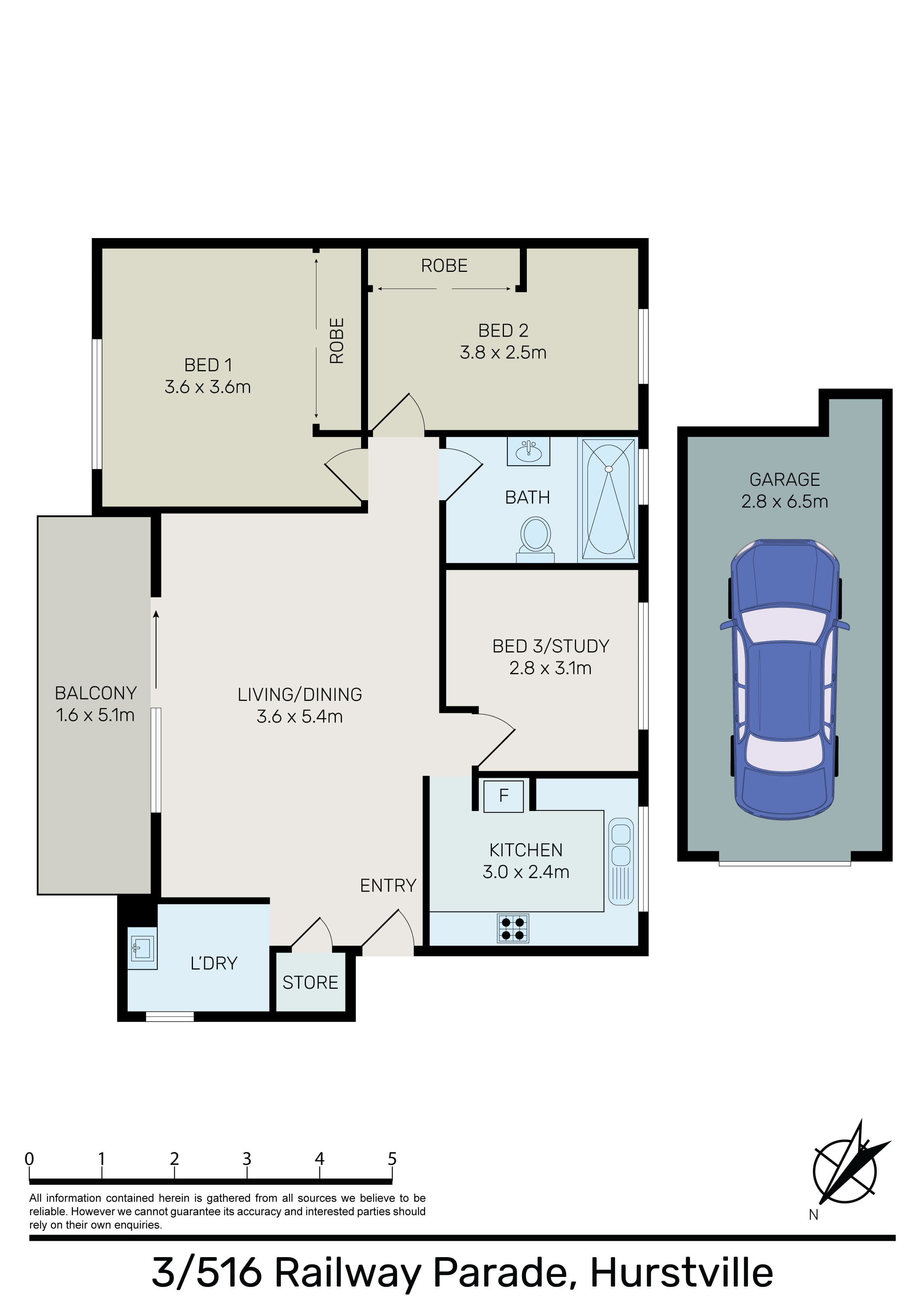 3/516 Railway Pde, Hurstville, NSW, 2220, Hurstville - Thumbnail 8