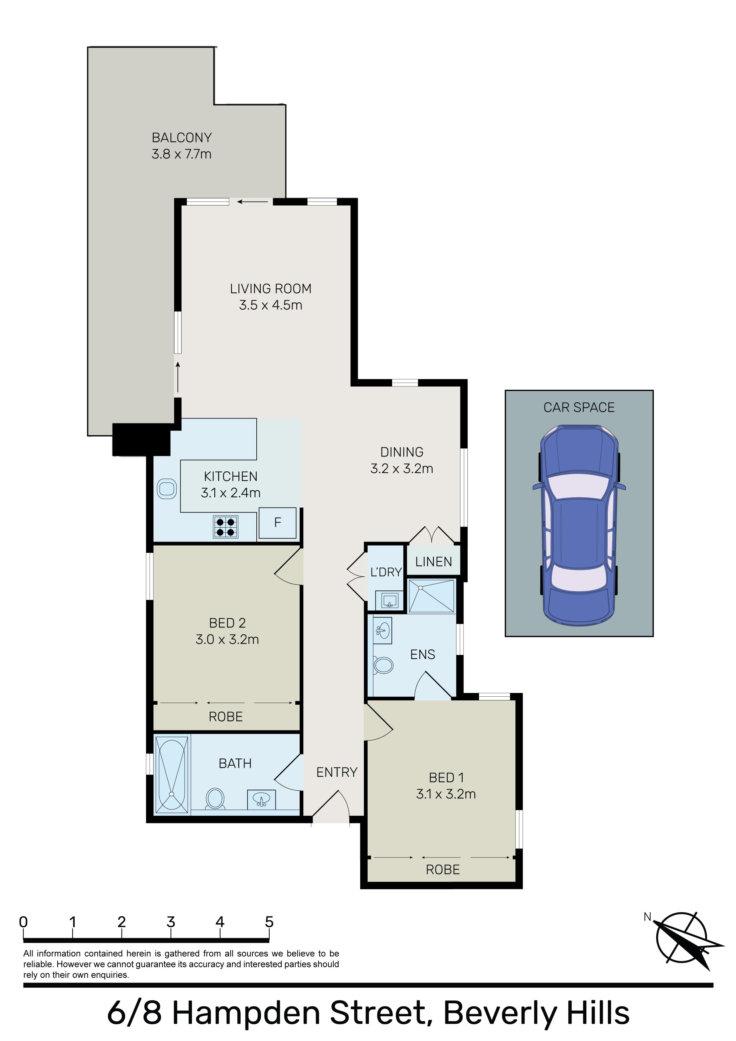 6/8 Hampden Street, Beverly Hills, NSW, 2209, Beverly Hills - Thumbnail 7