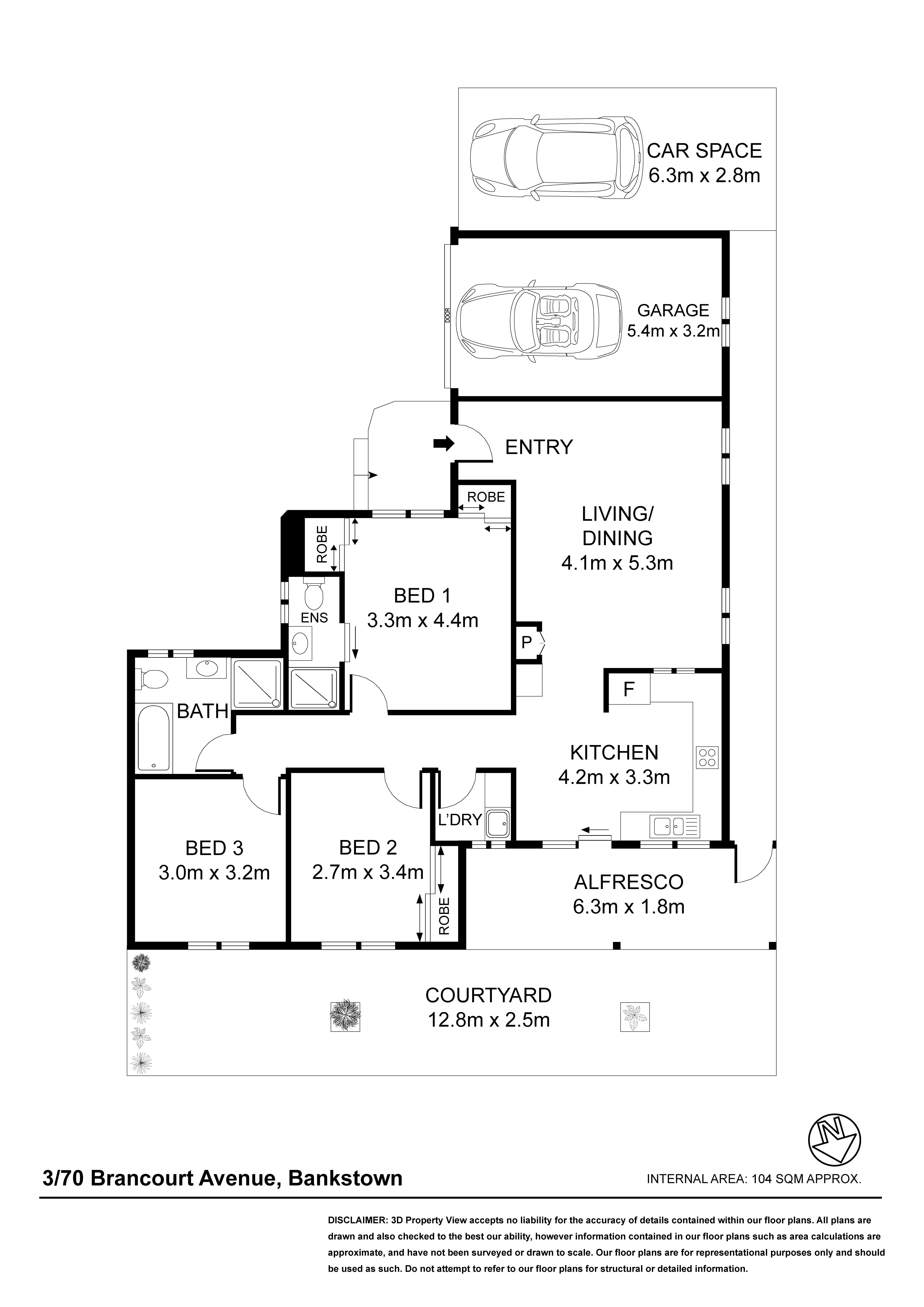 3/70 Brancourt Avenue, Bankstown, NSW, 2200, Bankstown - Thumbnail 7