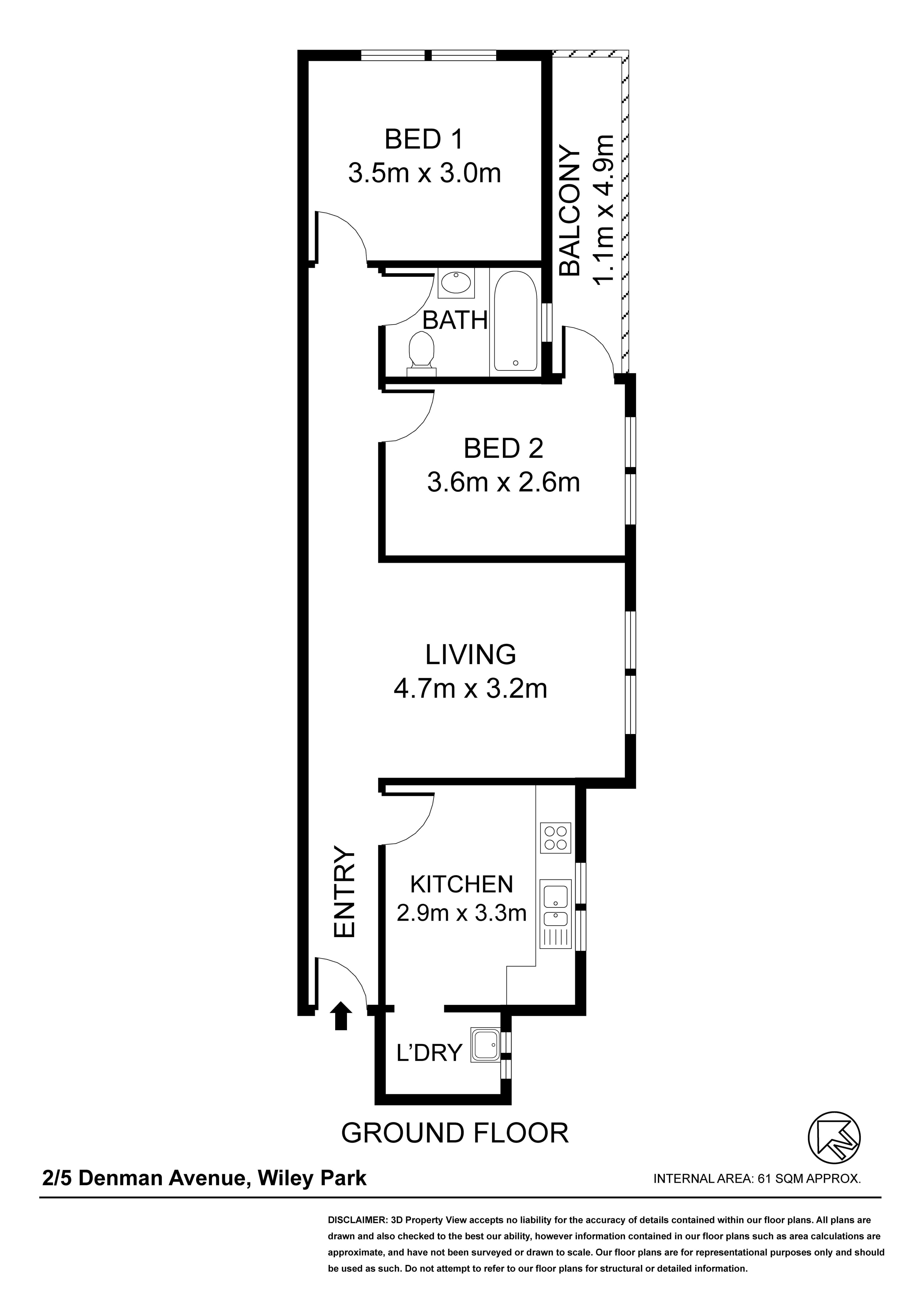 2/5 Denman Avenue, Wiley Park, NSW, 2195, Wiley Park - Thumbnail 6