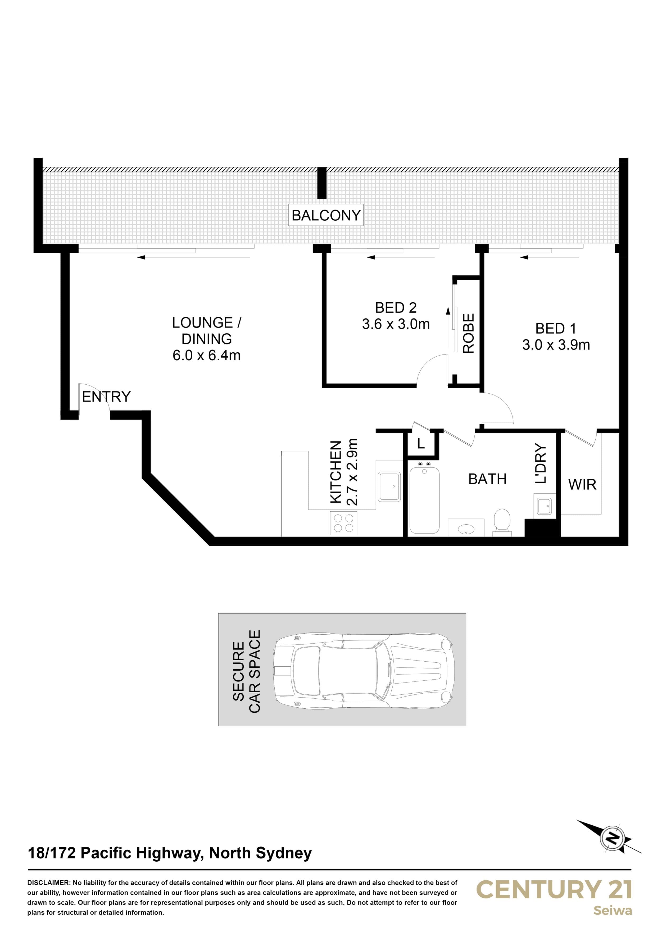 18/172 Pacific Highway, North Sydney, NSW, 2060, North Sydney - Thumbnail 7