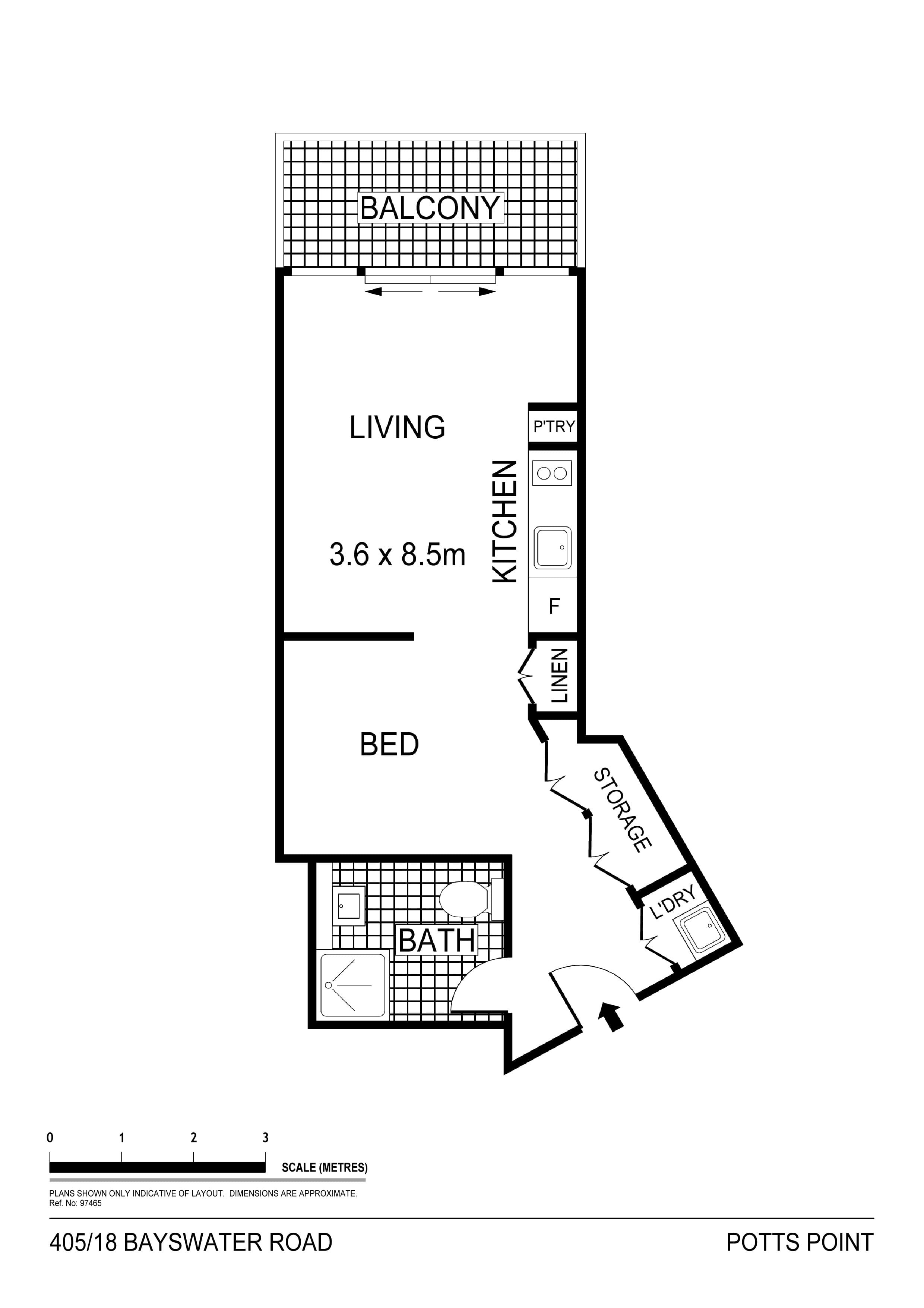 405/18 Bayswater Road, Potts Point, NSW, 2011, Potts Point - Thumbnail 8