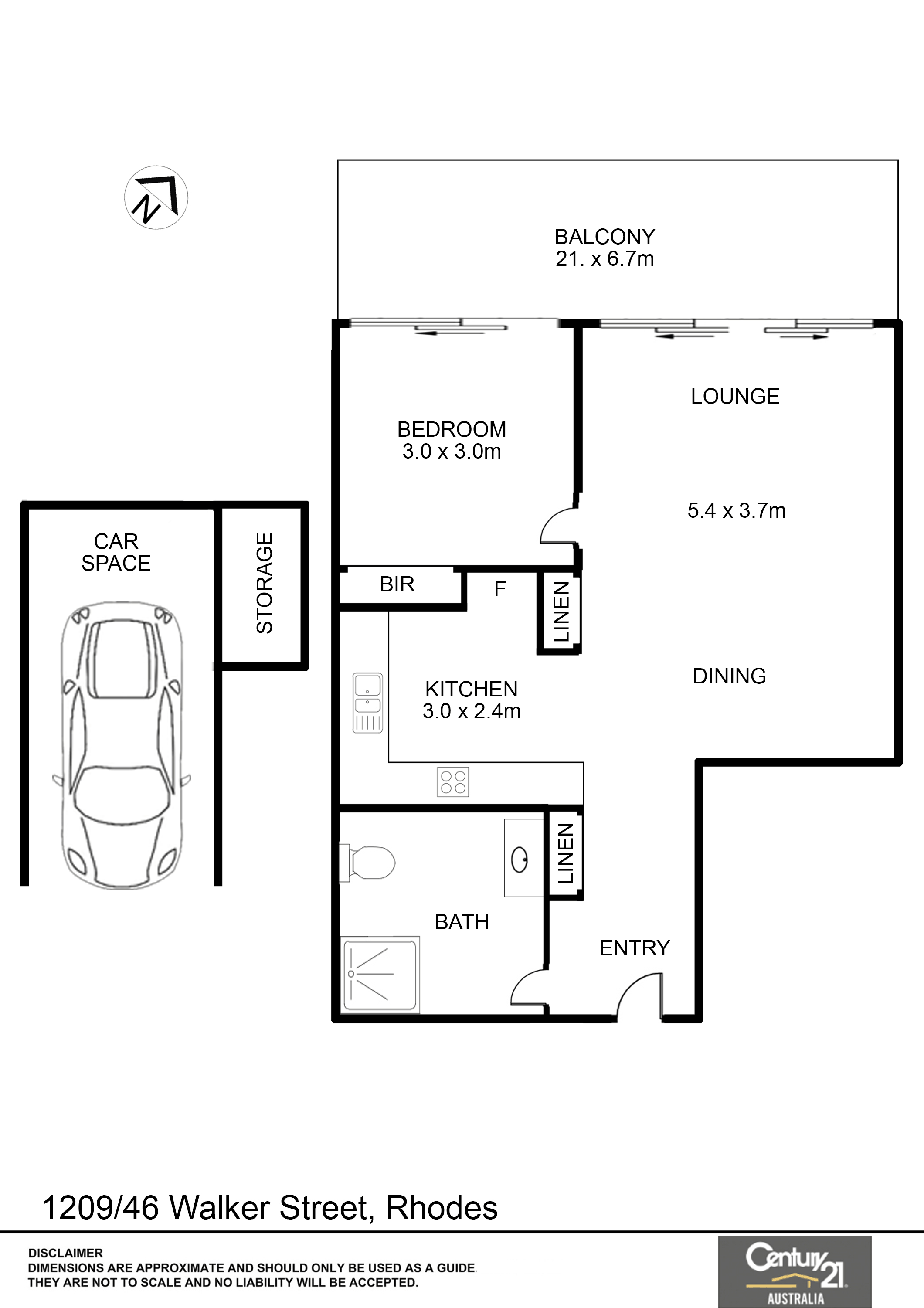 1209/46 Walker Street, Rhodes, NSW, 2138, Rhodes - Thumbnail 7