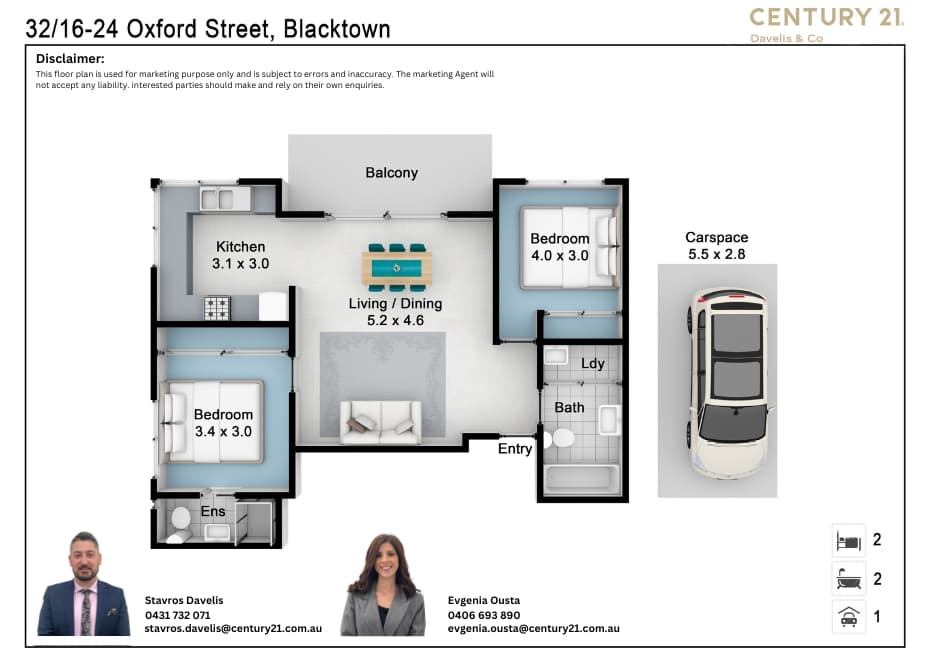 32/16 Oxford Street, Blacktown, NSW, 2148, Blacktown - Thumbnail 7