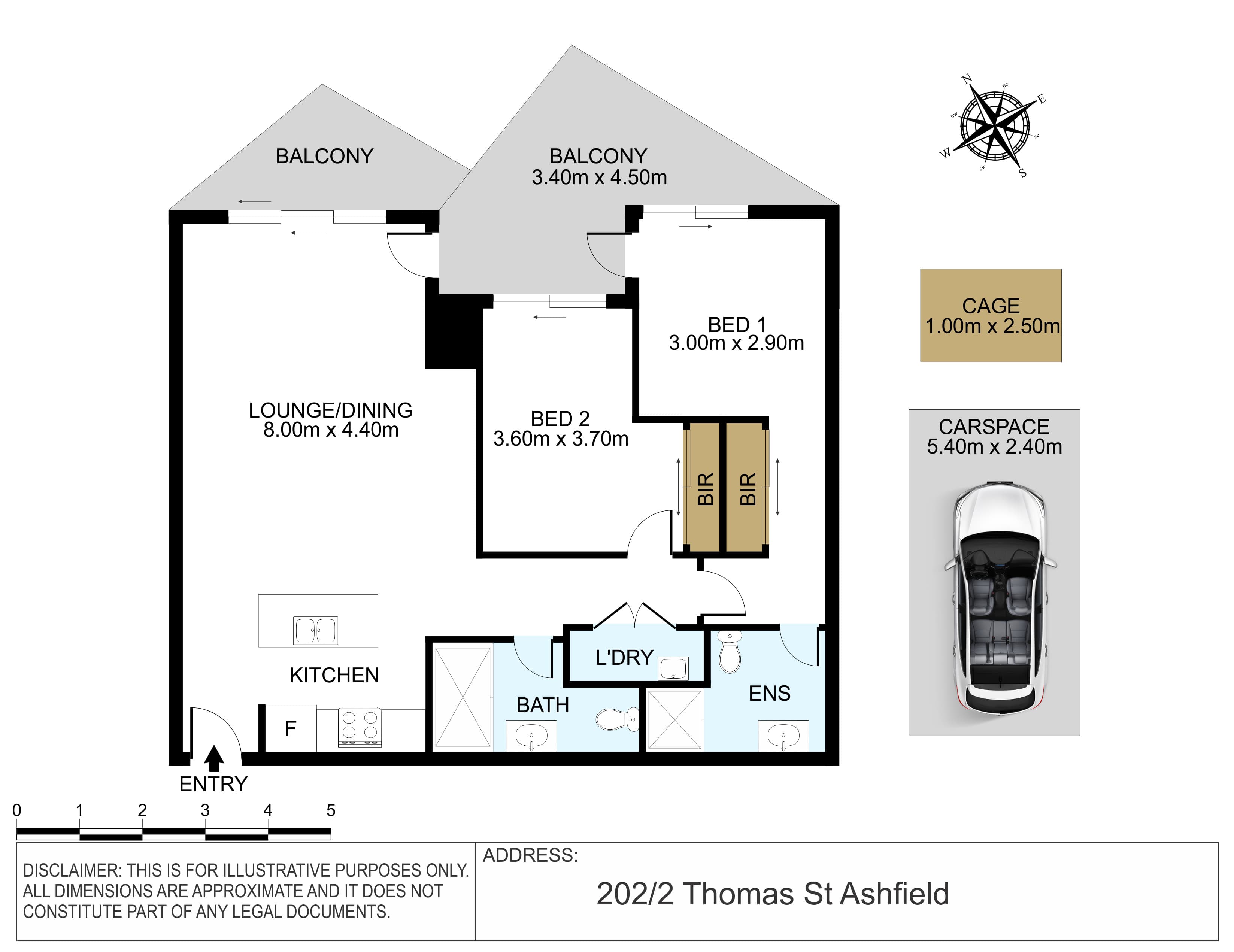 202/2 Thomas Street, Ashfield, NSW, 2131, Ashfield - Thumbnail 8