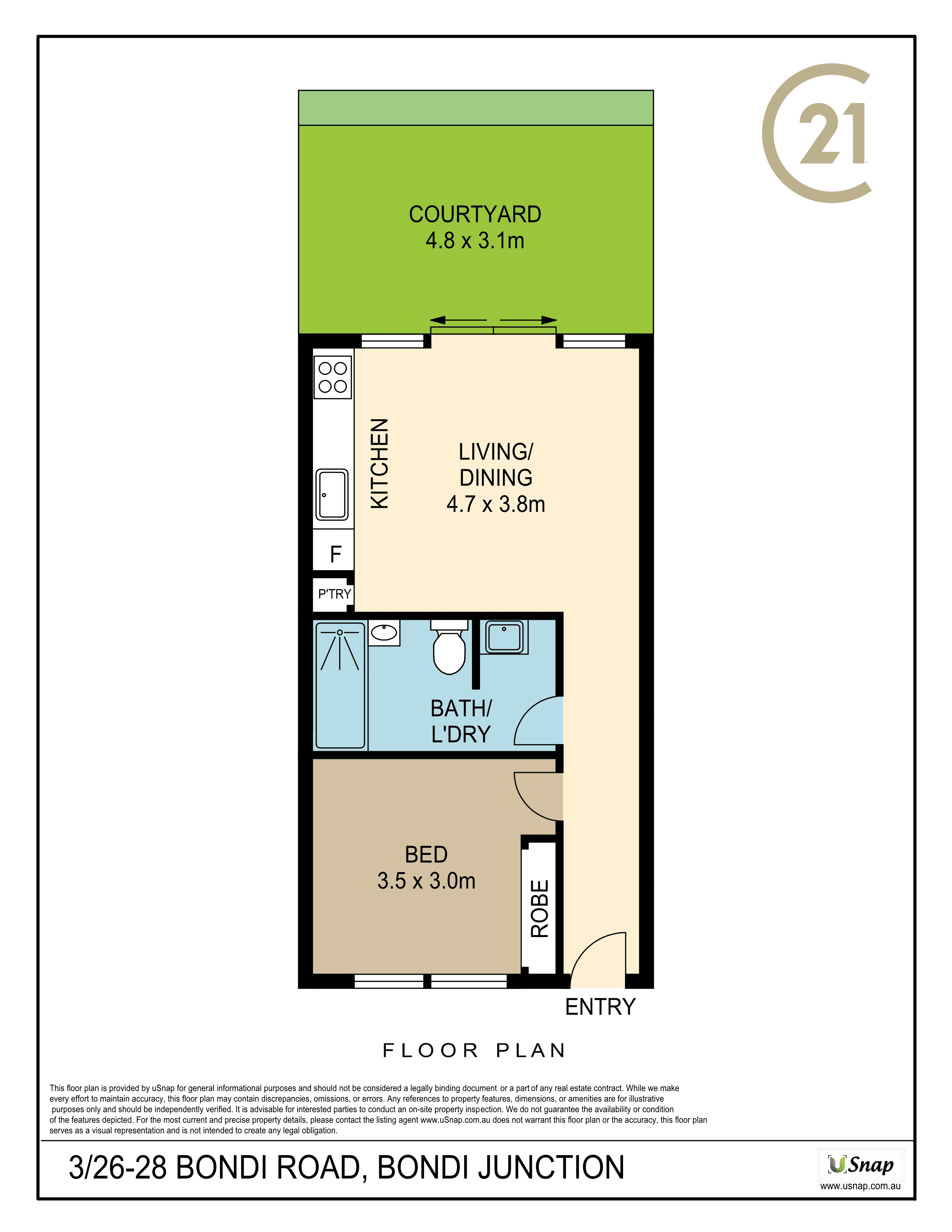 3/28 Bondi Road, Bondi Junction, NSW, 2022, Bondi Junction - Thumbnail 7