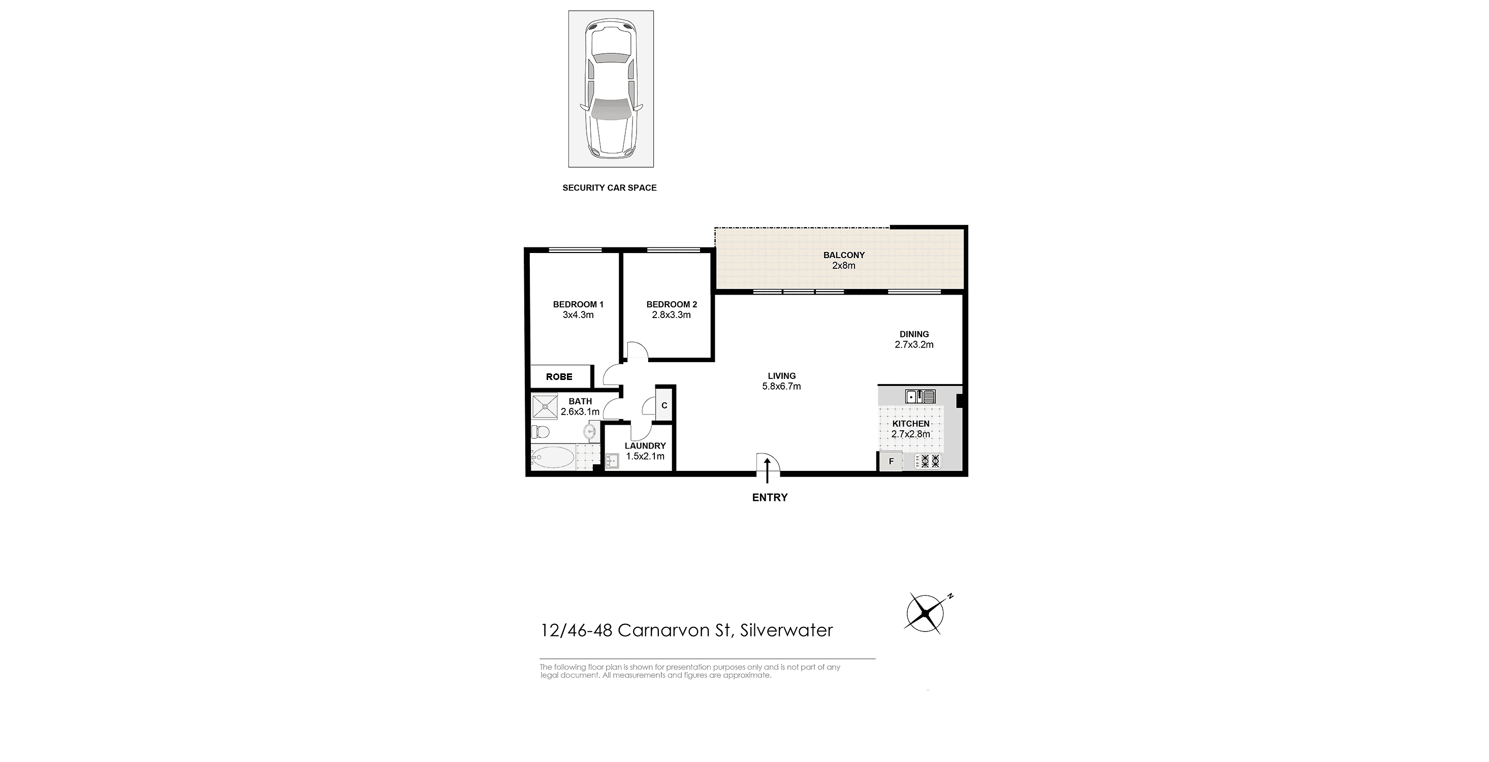 12/46-48 Carnarvon Street, Silverwater, NSW, 2128, Silverwater - Thumbnail 7