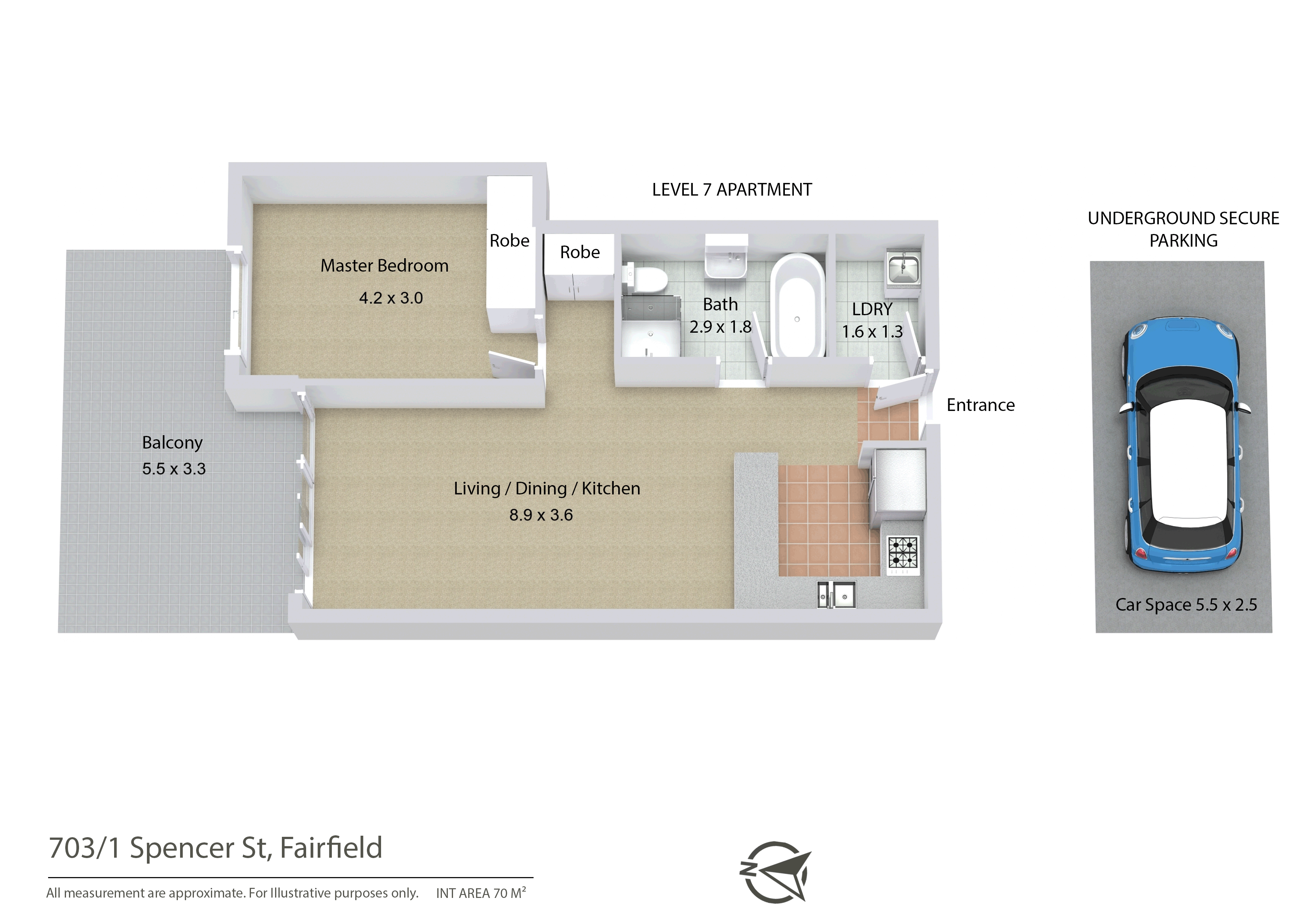 703/1 Spencer Street, Fairfield, NSW, 2165, Fairfield - Thumbnail 8