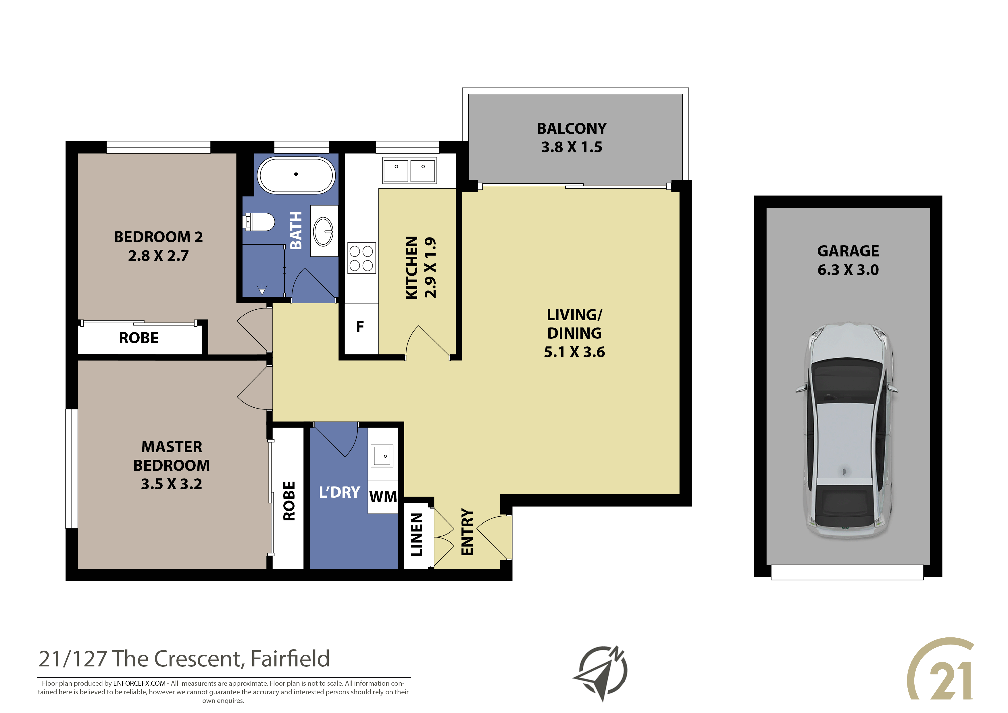 21/127 The Crescent, Fairfield, NSW, 2165, Fairfield - Thumbnail 8