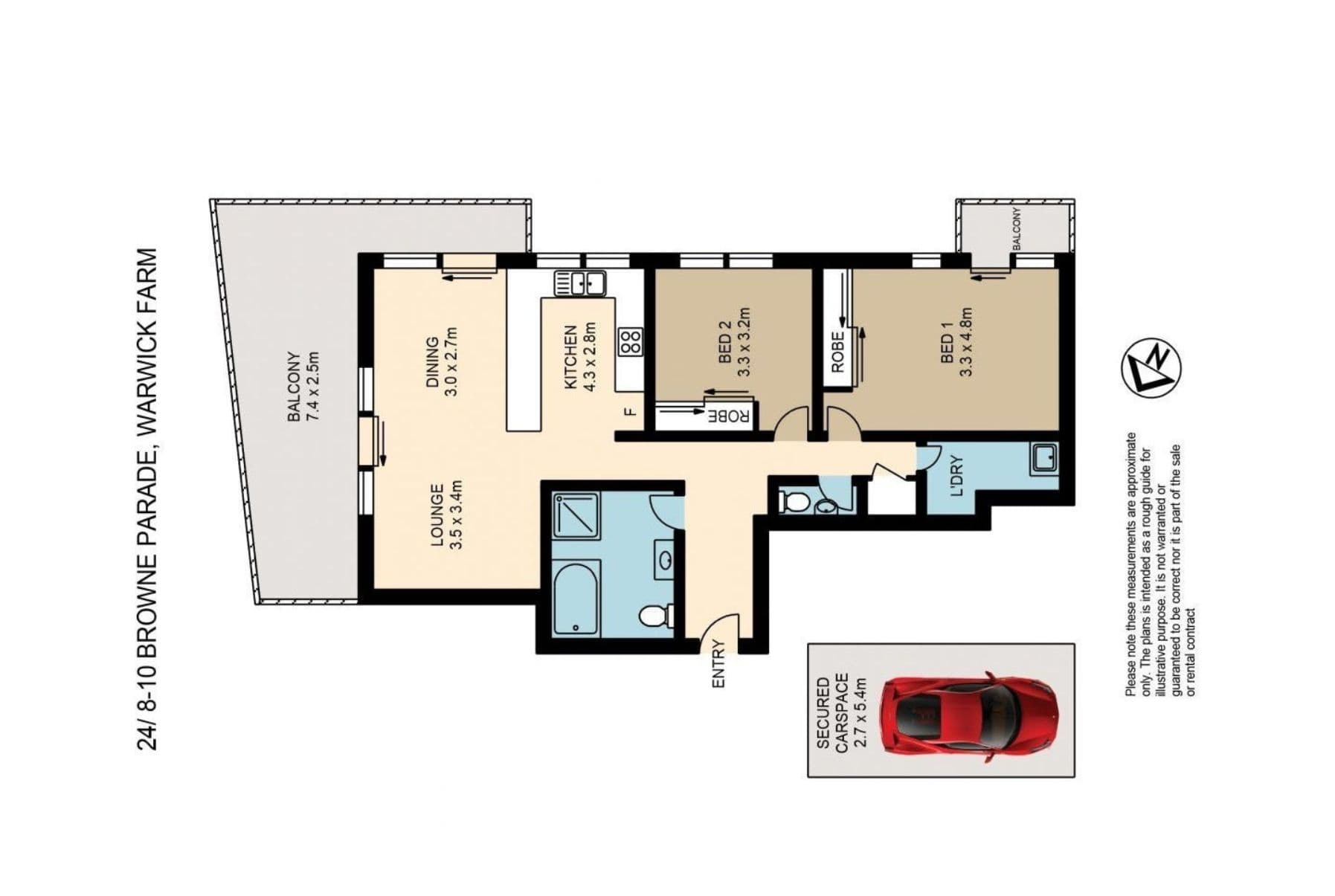24/8-10 Browne Parade, Warwick Farm, NSW, 2170, Warwick Farm - Thumbnail 8