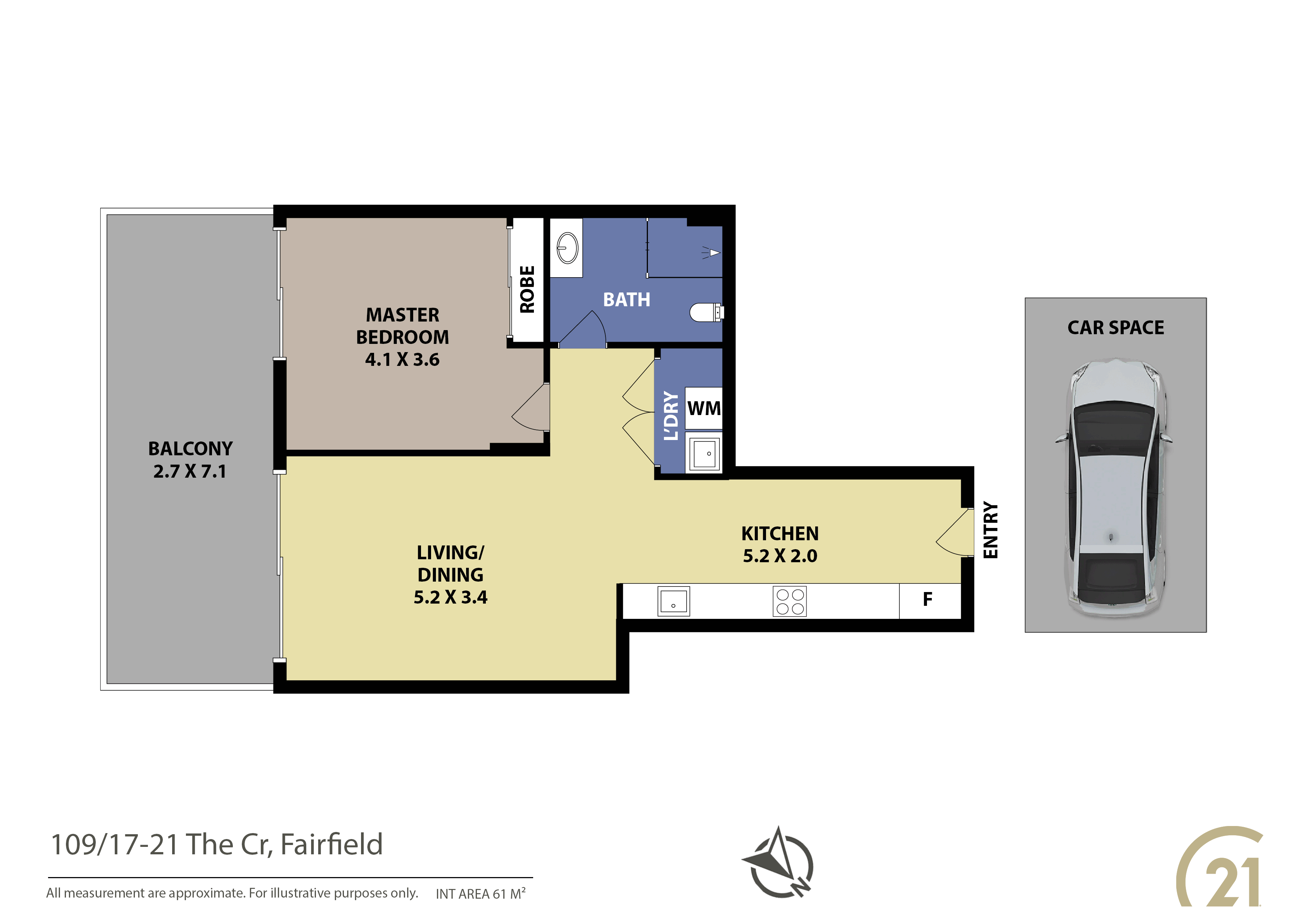 109/17 The Crescent, Fairfield, NSW, 2165, Fairfield - Thumbnail 8