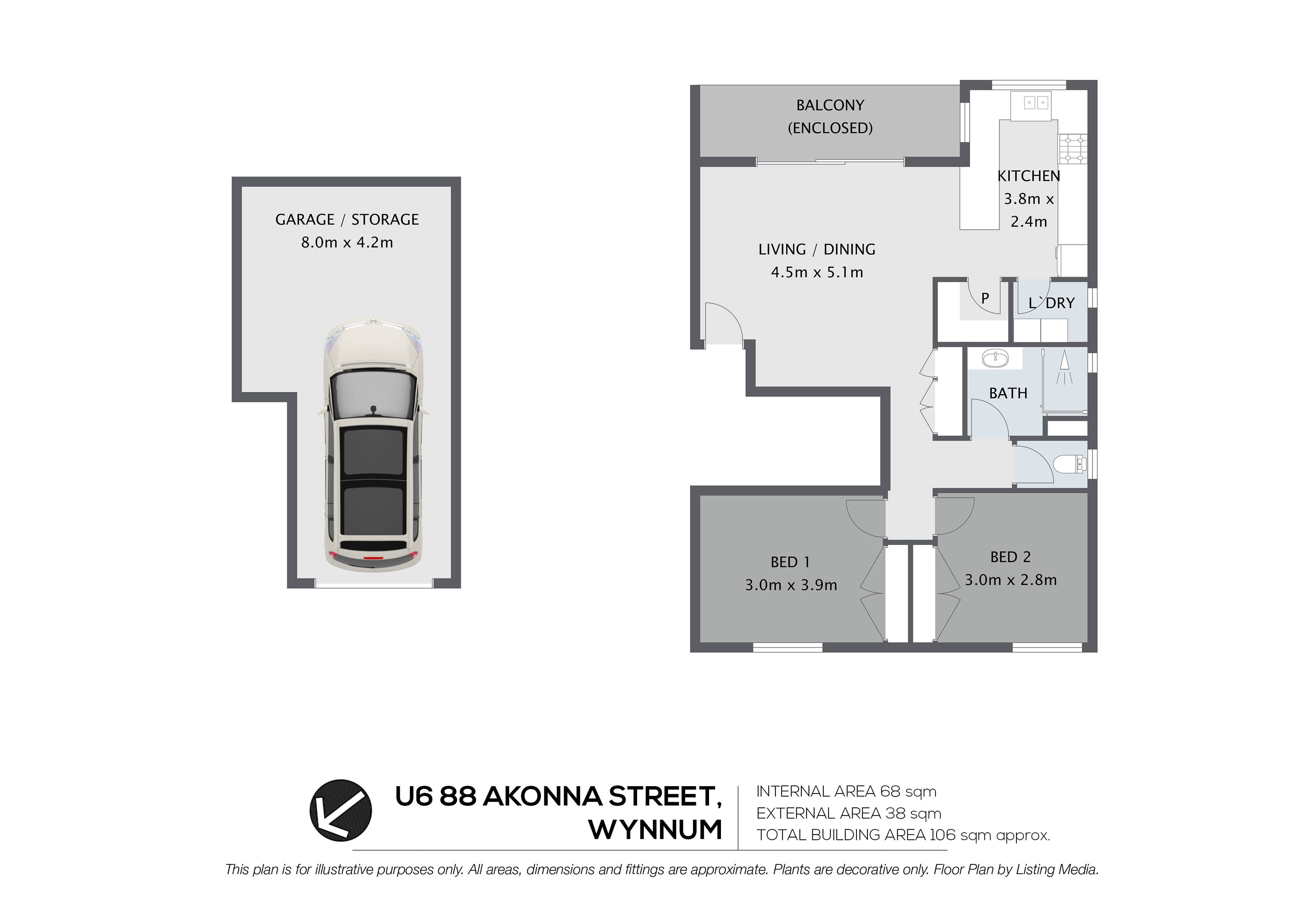 Unit 6 Of 88 Akonna Street, Wynnum, QLD, 4178, Wynnum - Thumbnail 8