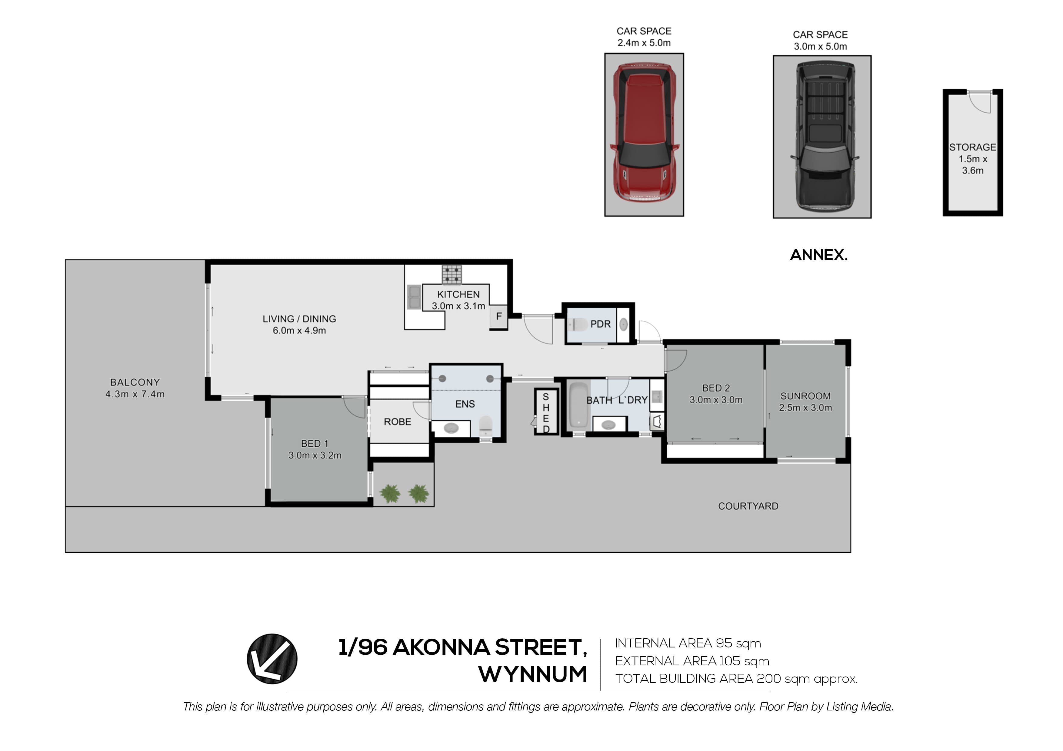 1/98 Akonna Street, Wynnum, QLD, 4178, Wynnum - Thumbnail 8