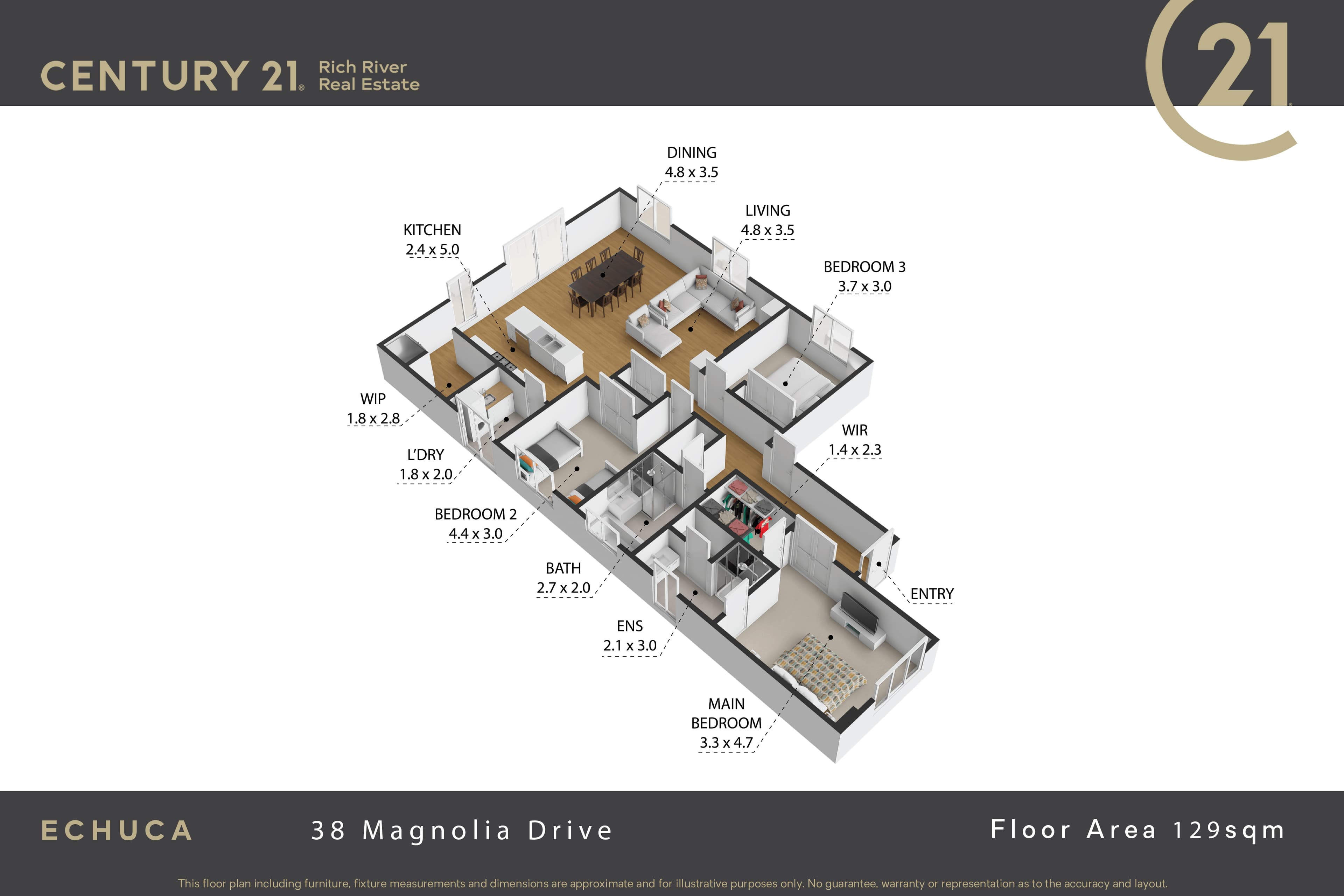 38 Magnolia Drive, Echuca, VIC, 3564, Echuca - Thumbnail 3