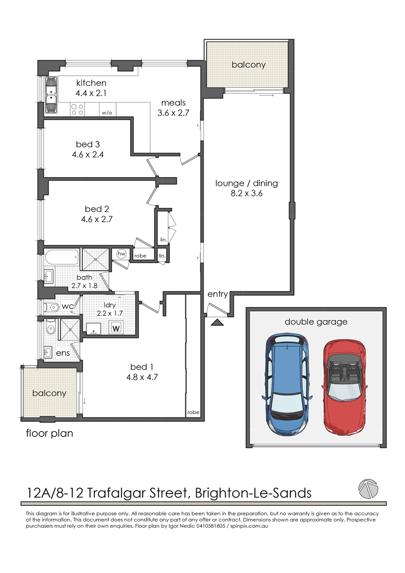 12a/8 Trafalgar Street, Brighton-le-sands, NSW, 2216, Brighton-Le-Sands - Thumbnail 8