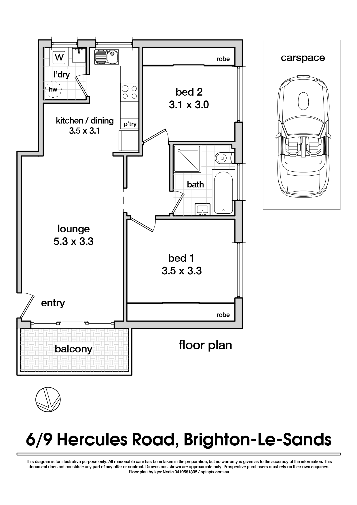6/9 Hercules Road, Brighton-le-sands, NSW, 2216, Brighton-Le-Sands - Thumbnail 7