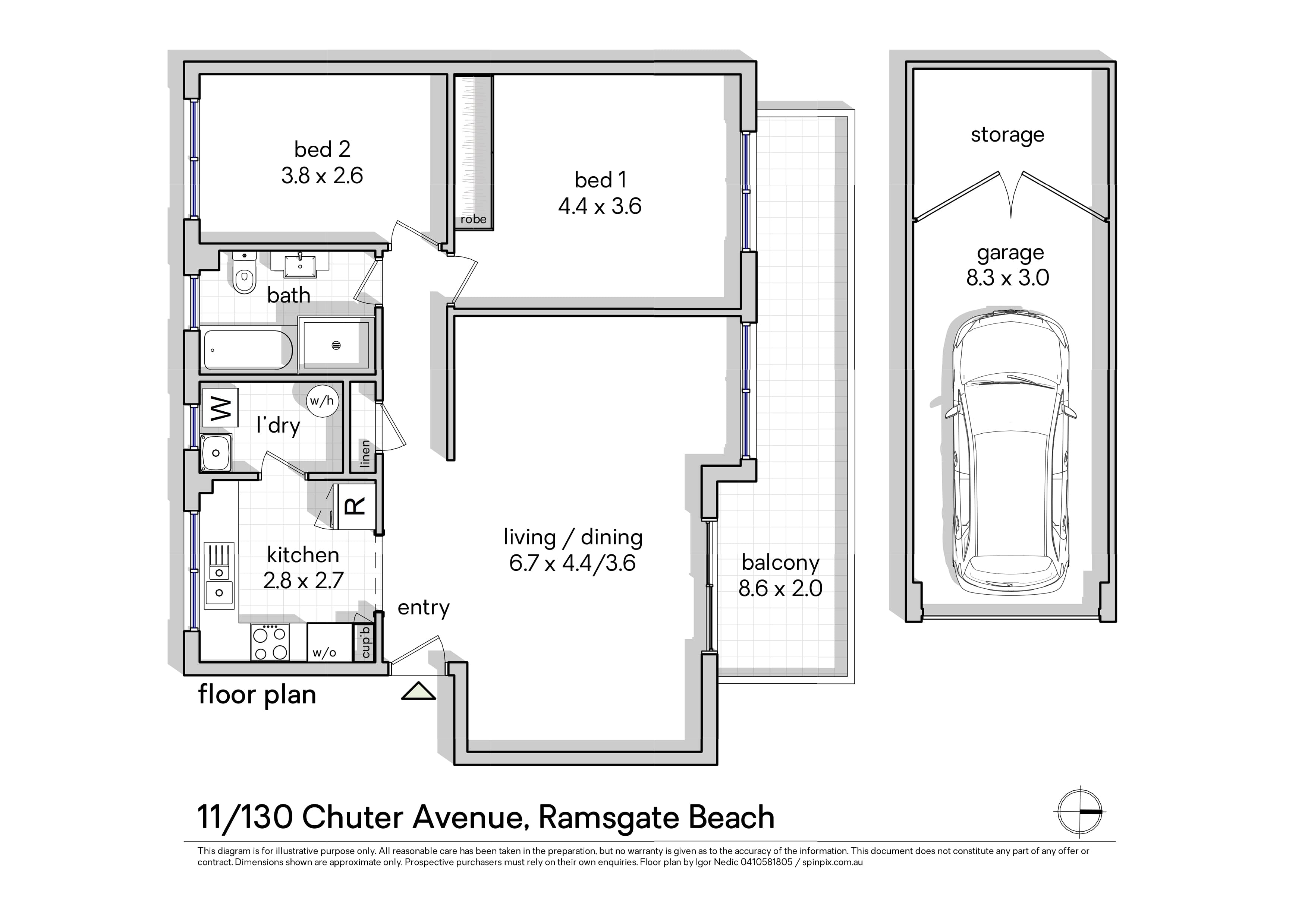 11/130 Chuter Avenue, Ramsgate Beach, NSW, 2217, Ramsgate Beach - Thumbnail 8