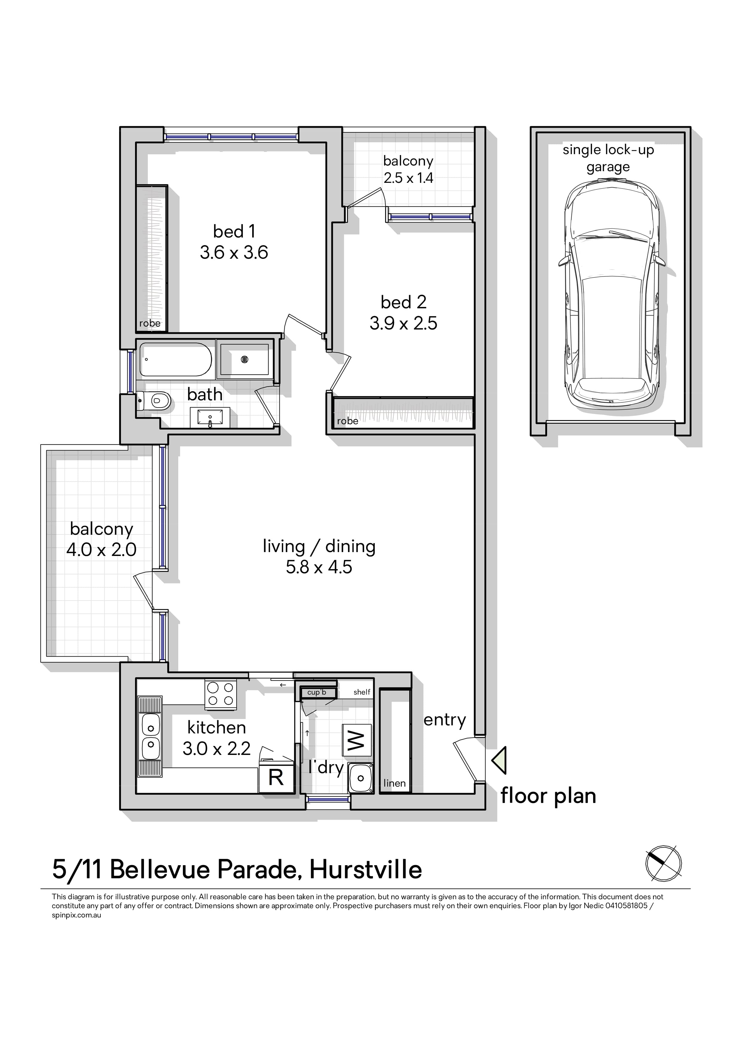 5/11 Bellevue Parade, Hurstville, NSW, 2220, Hurstville - Thumbnail 6