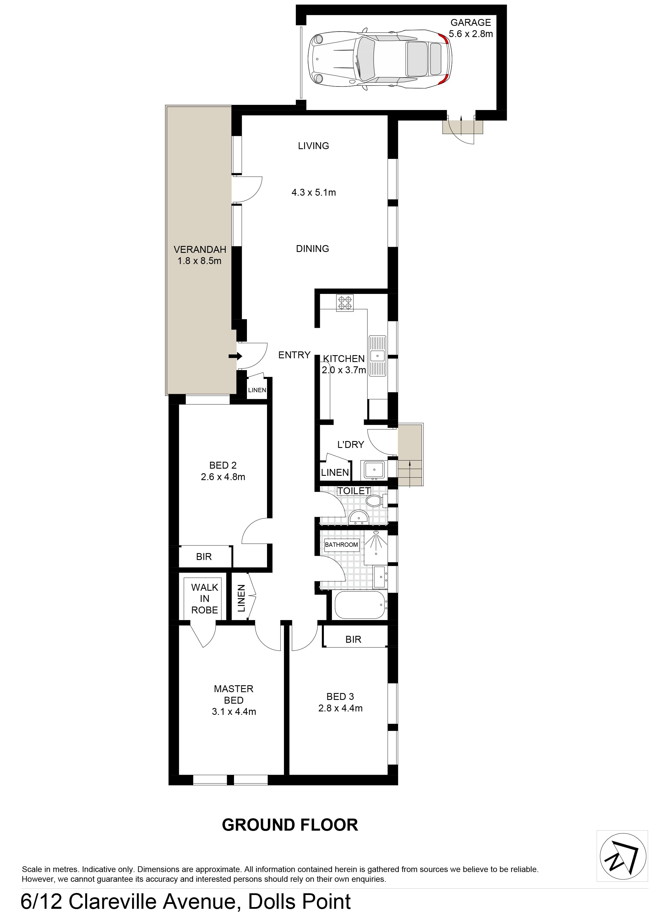 6/12 Clareville Avenue, Sans Souci, NSW, 2219, Sans Souci - Thumbnail 8