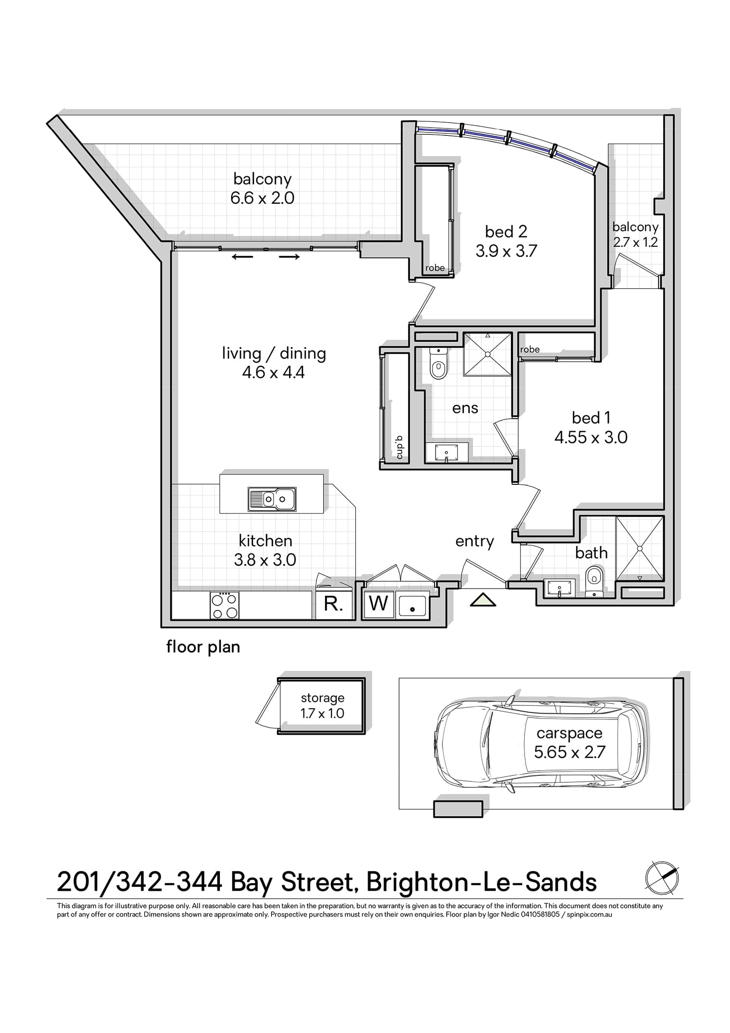 201/342 Bay Street, Brighton-le-sands, NSW, 2216, Brighton-Le-Sands - Thumbnail 8