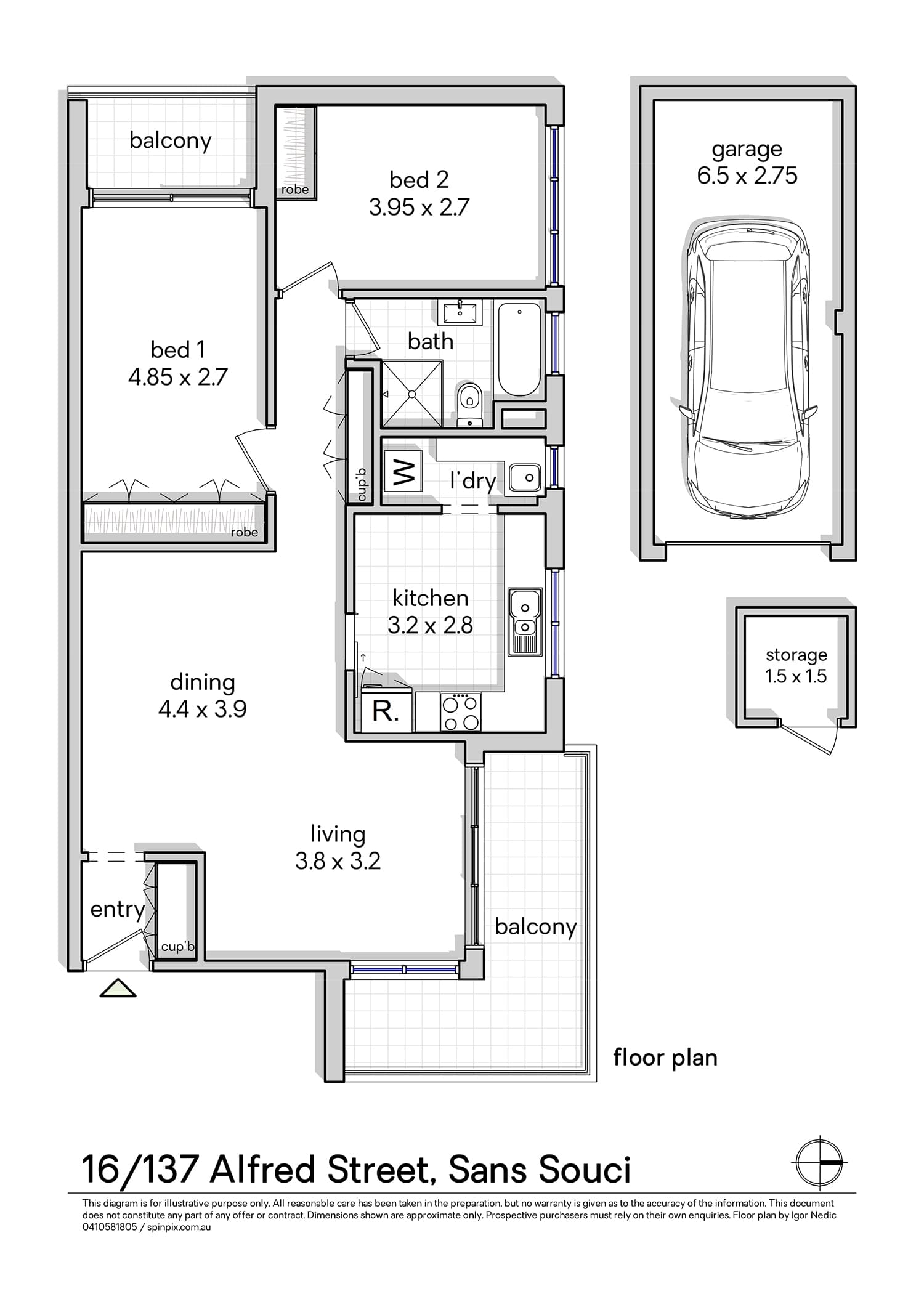 16/137 Alfred Street, Sans Souci, NSW, 2219, Sans Souci - Thumbnail 8