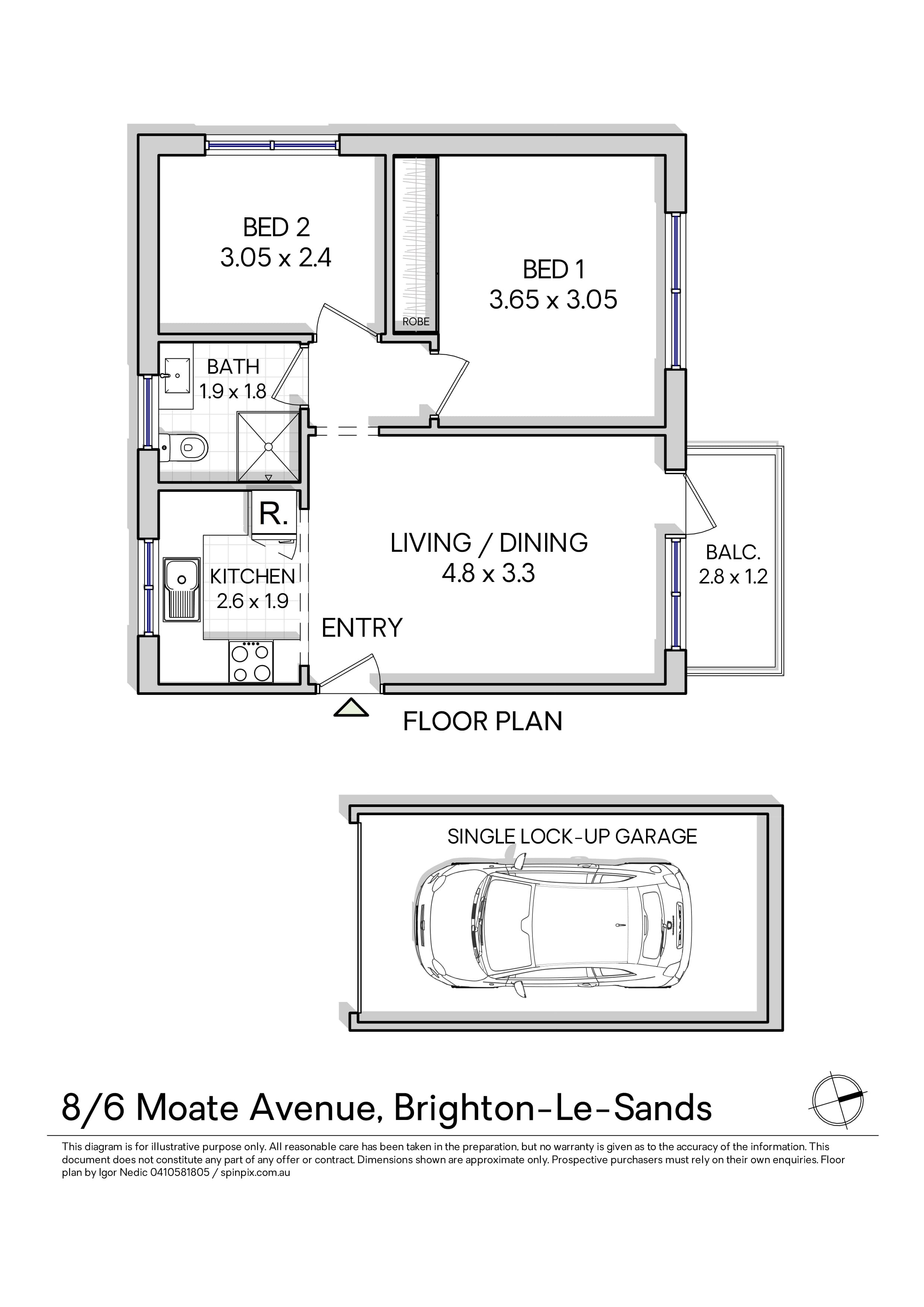 8/6 Moate Avenue, Brighton-le-sands, NSW, 2216, Brighton-Le-Sands - Thumbnail 8