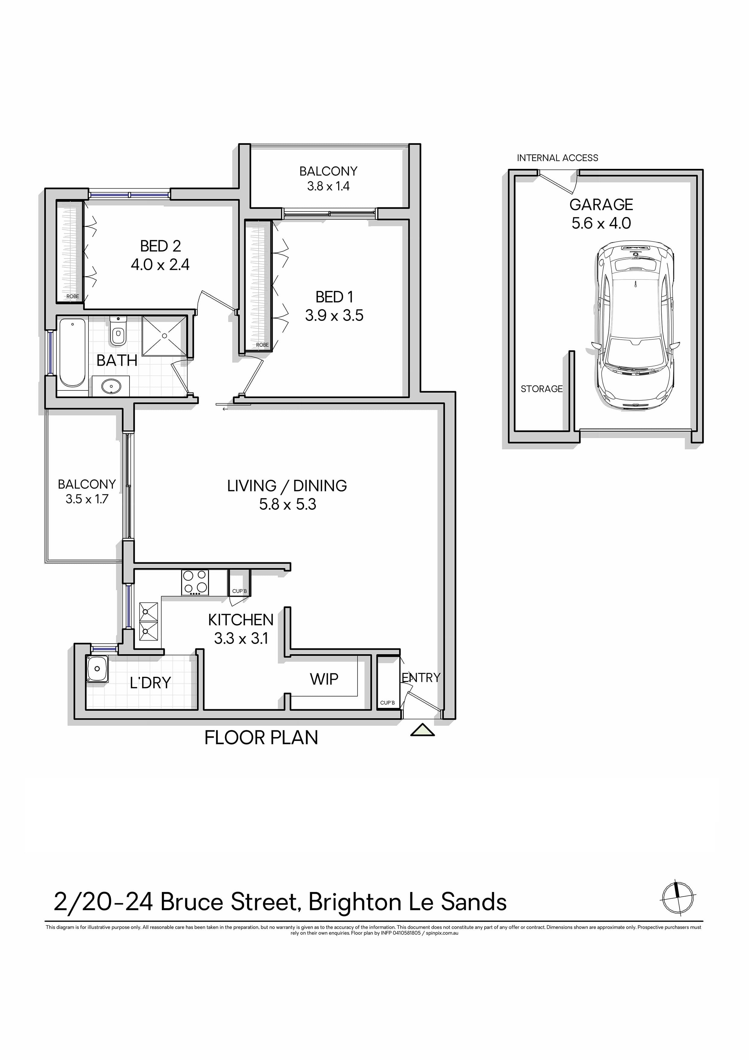 2/20-24 Bruce Street, Brighton-le-sands, NSW, 2216, Brighton-Le-Sands - Thumbnail 6