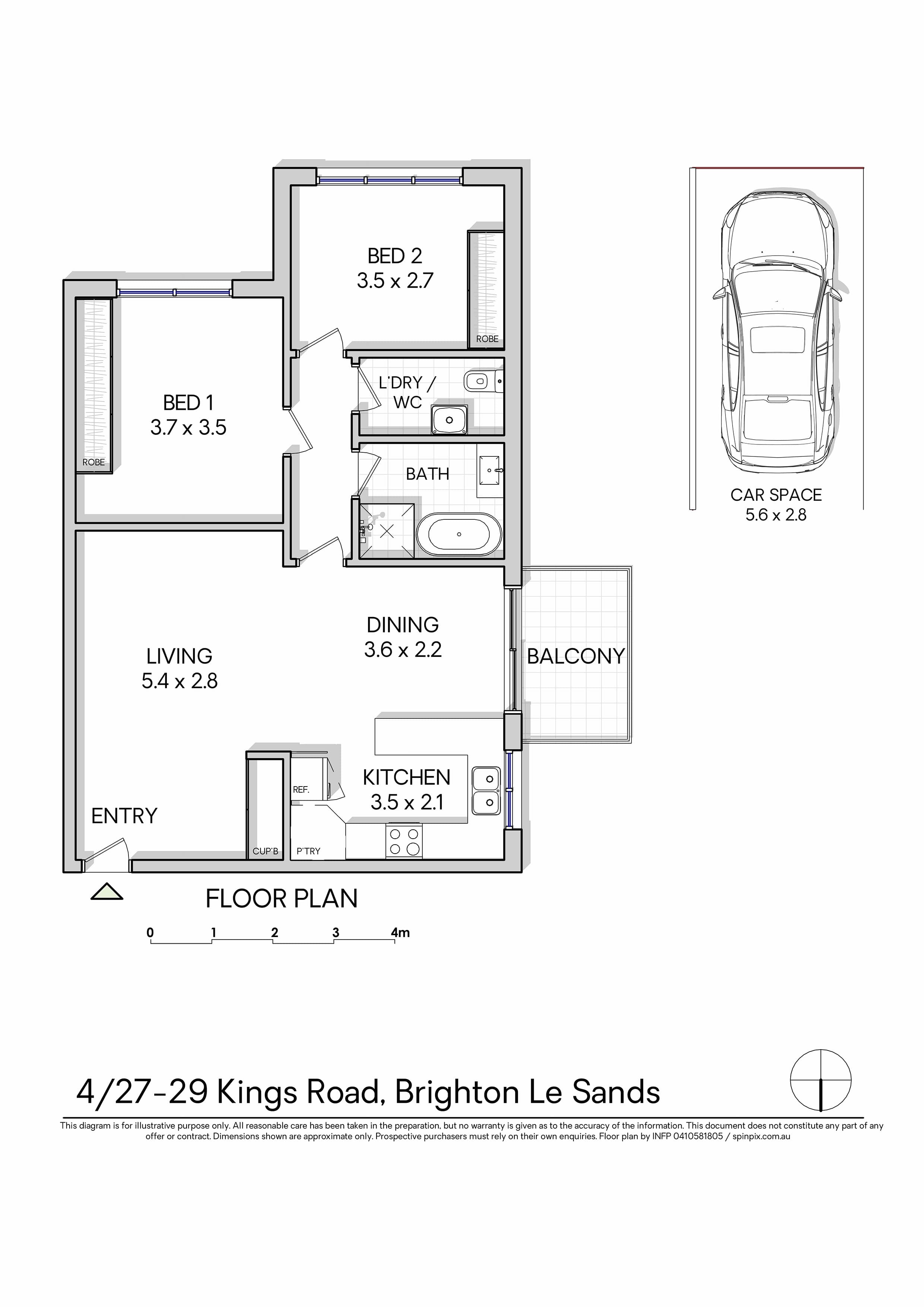 4/27 Kings Road, Brighton-le-sands, NSW, 2216, Brighton-Le-Sands - Thumbnail 8