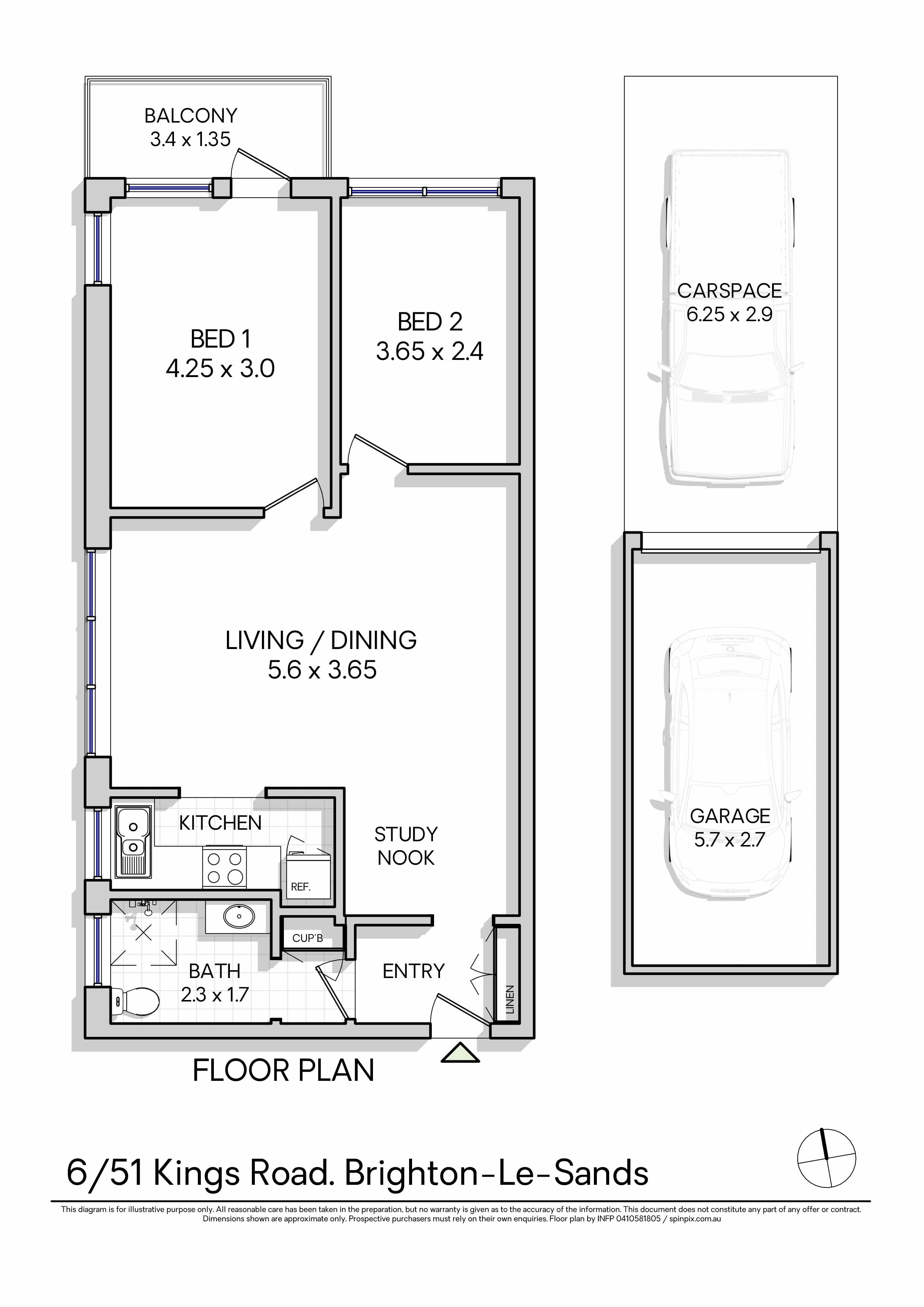 6/51 Kings Road, Brighton-le-sands, NSW, 2216, Brighton-Le-Sands - Thumbnail 7