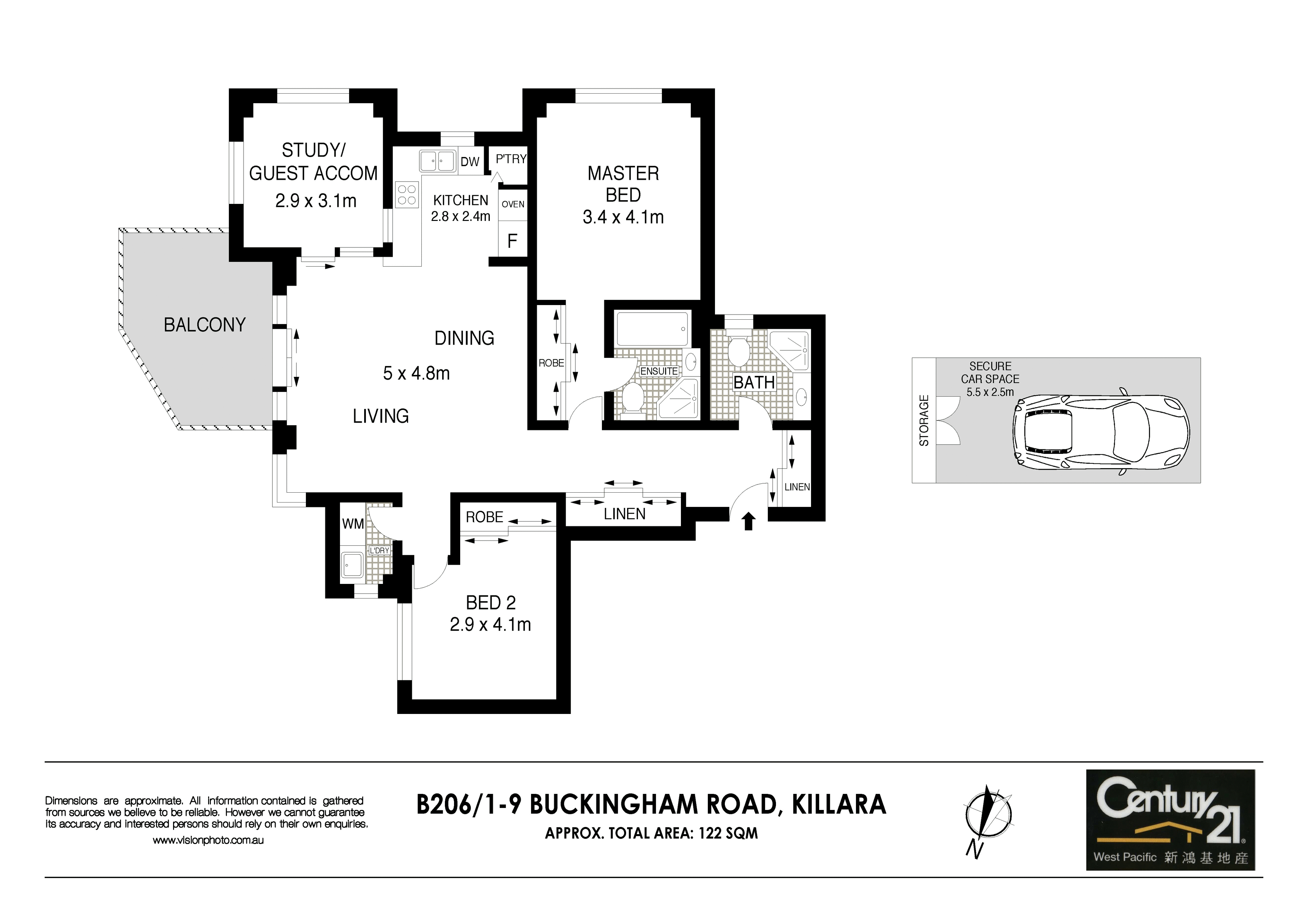 B206/1-9 Buckingham Road, Killara, NSW, 2071, Killara - Thumbnail 7