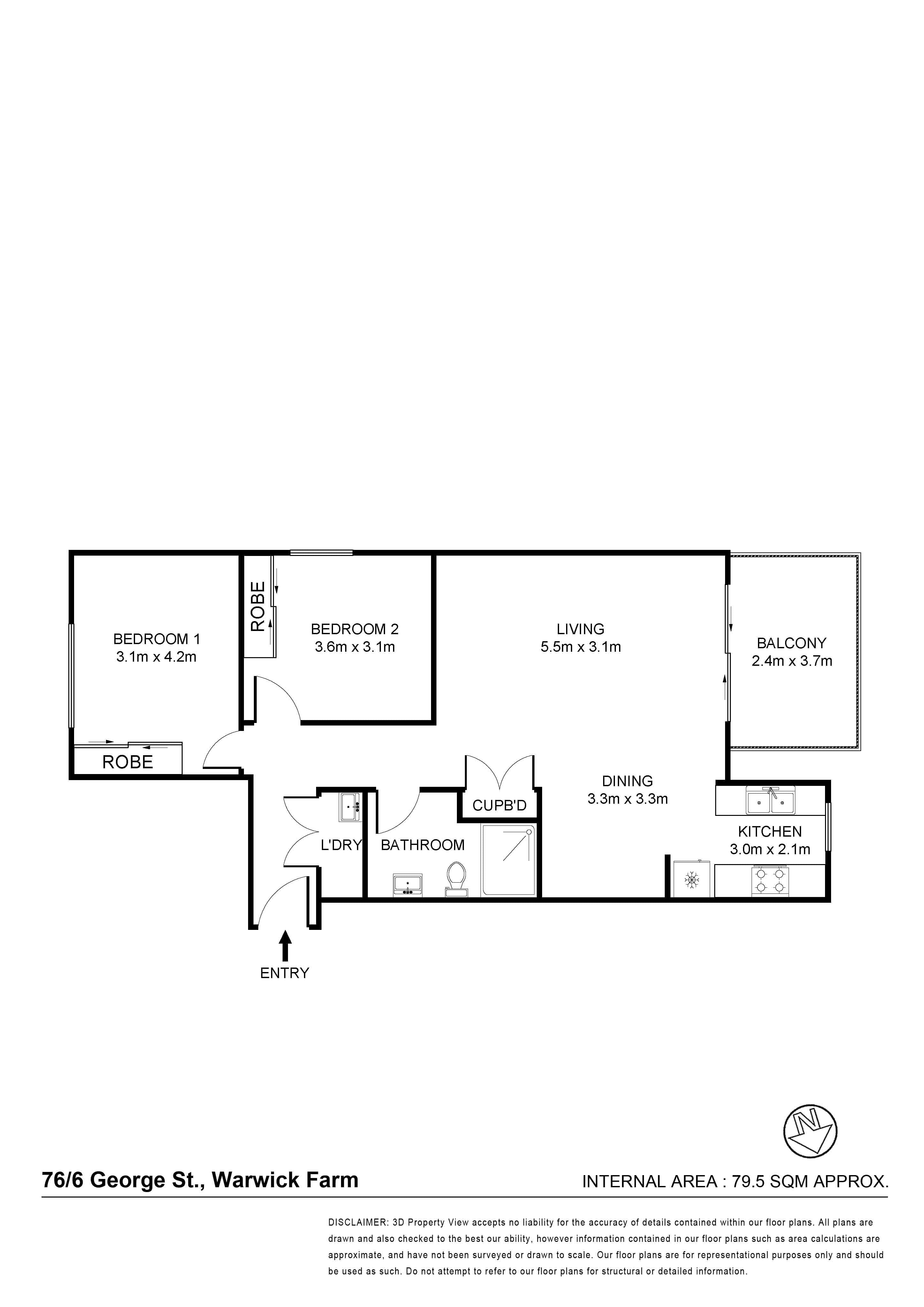 76/6-8 George Street, Warwick Farm, NSW, 2170, Warwick Farm - Thumbnail 7