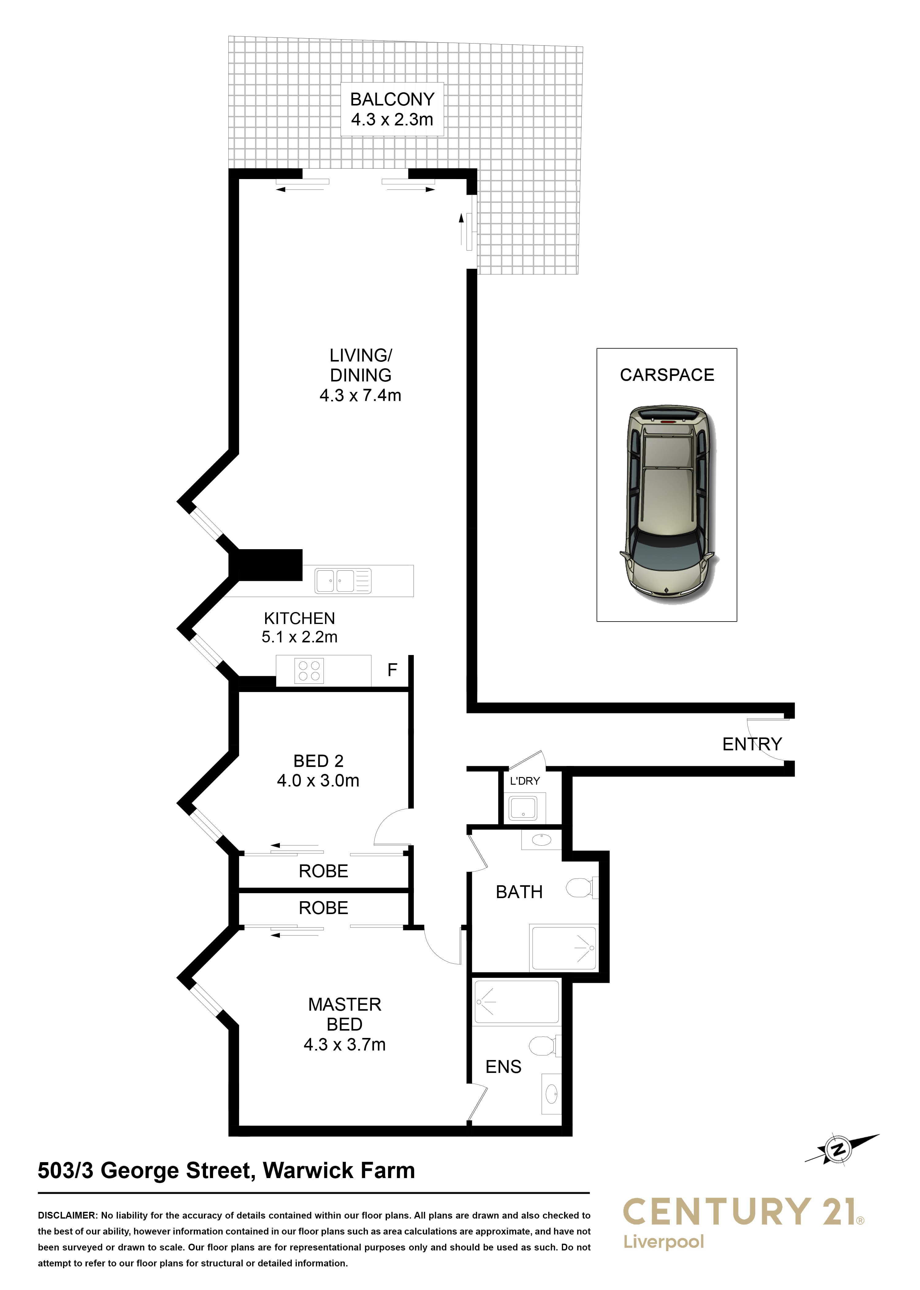 503/3 George Street, Warwick Farm, NSW, 2170, Warwick Farm - Thumbnail 7